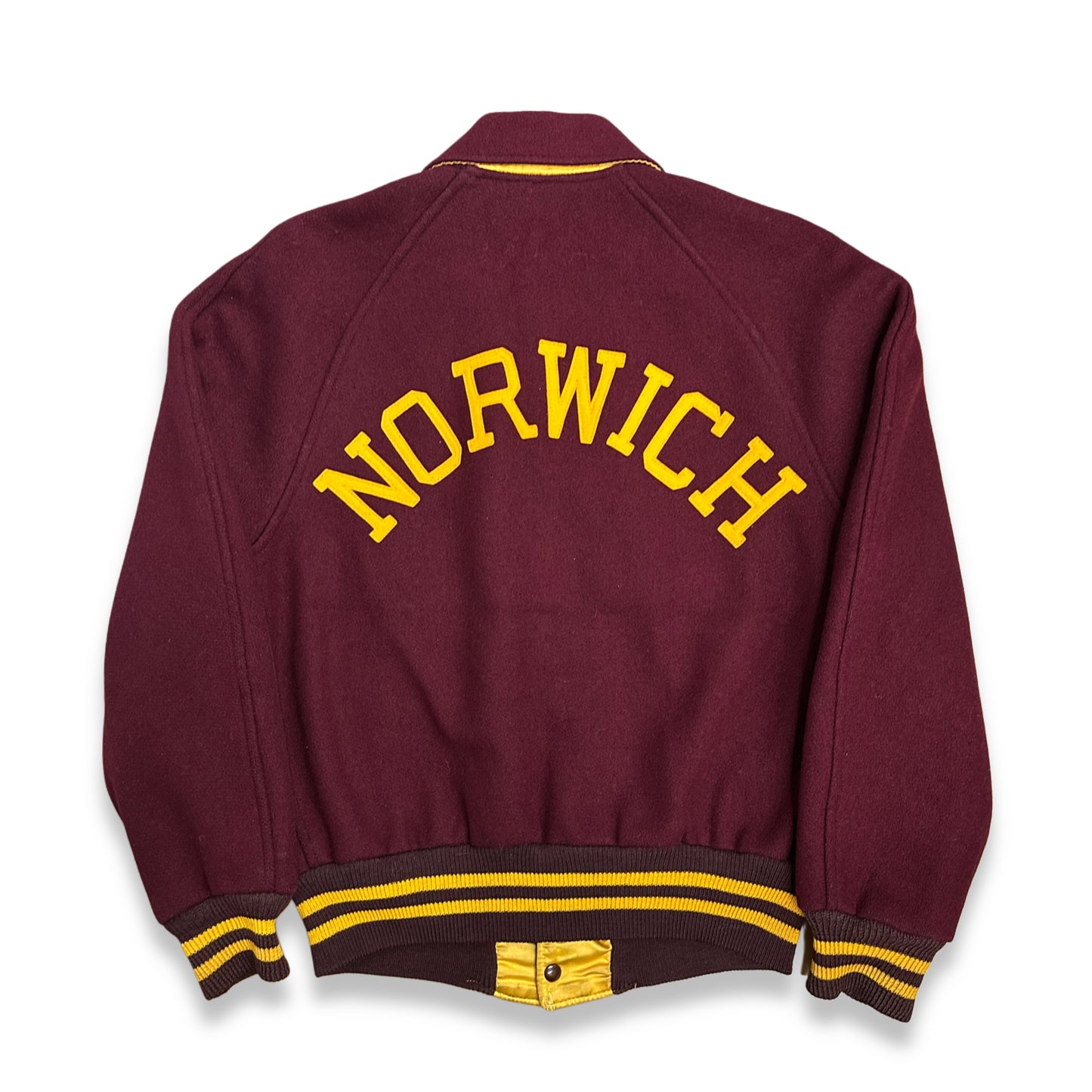 [L] 60s Norwich Reversible Wool Varsity Jacket
