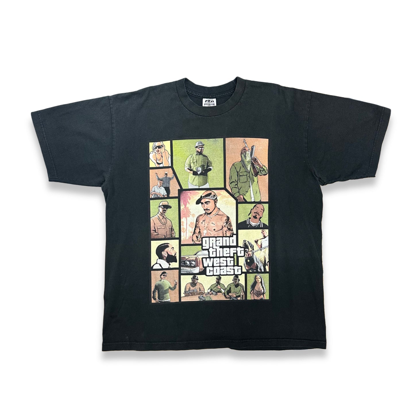 [2XL] 00s West Coast GTA Parody Tee