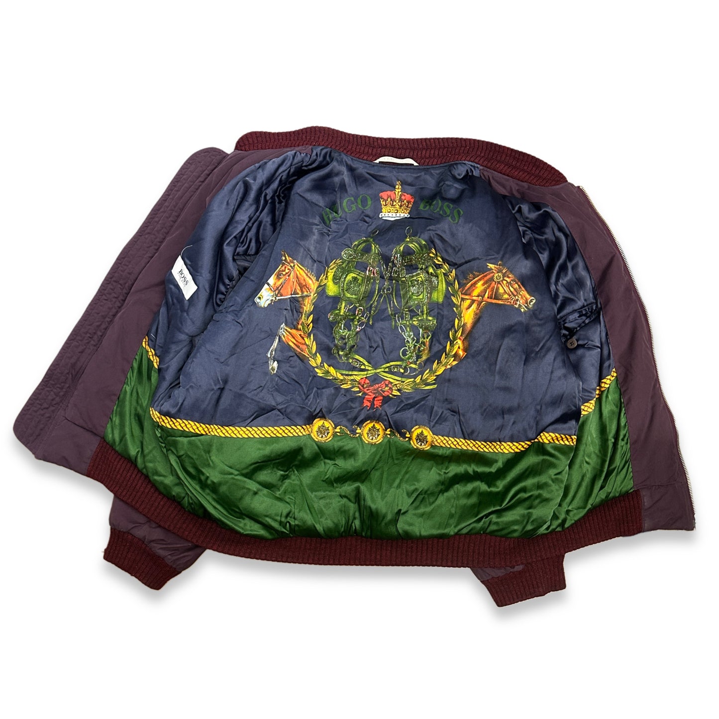 [XL] 80s HUGO BOSS Bomber Jacket