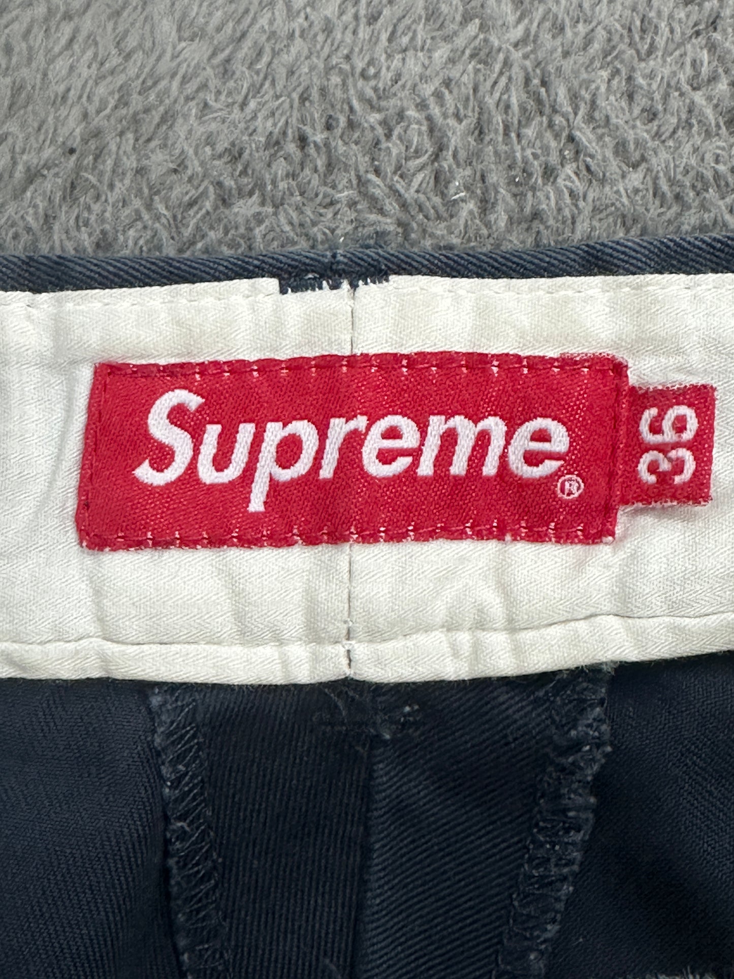 [36] Supreme Crown Logo Chino Pants