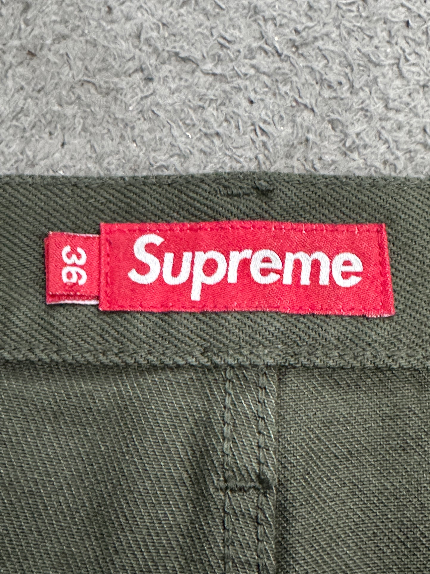 [36] Supreme Baggy Jeans Olive