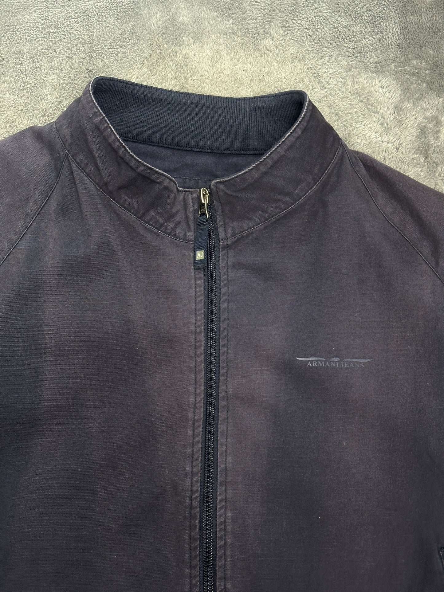 [XL] 00s Armani Jeans Faded Bomber Jacket