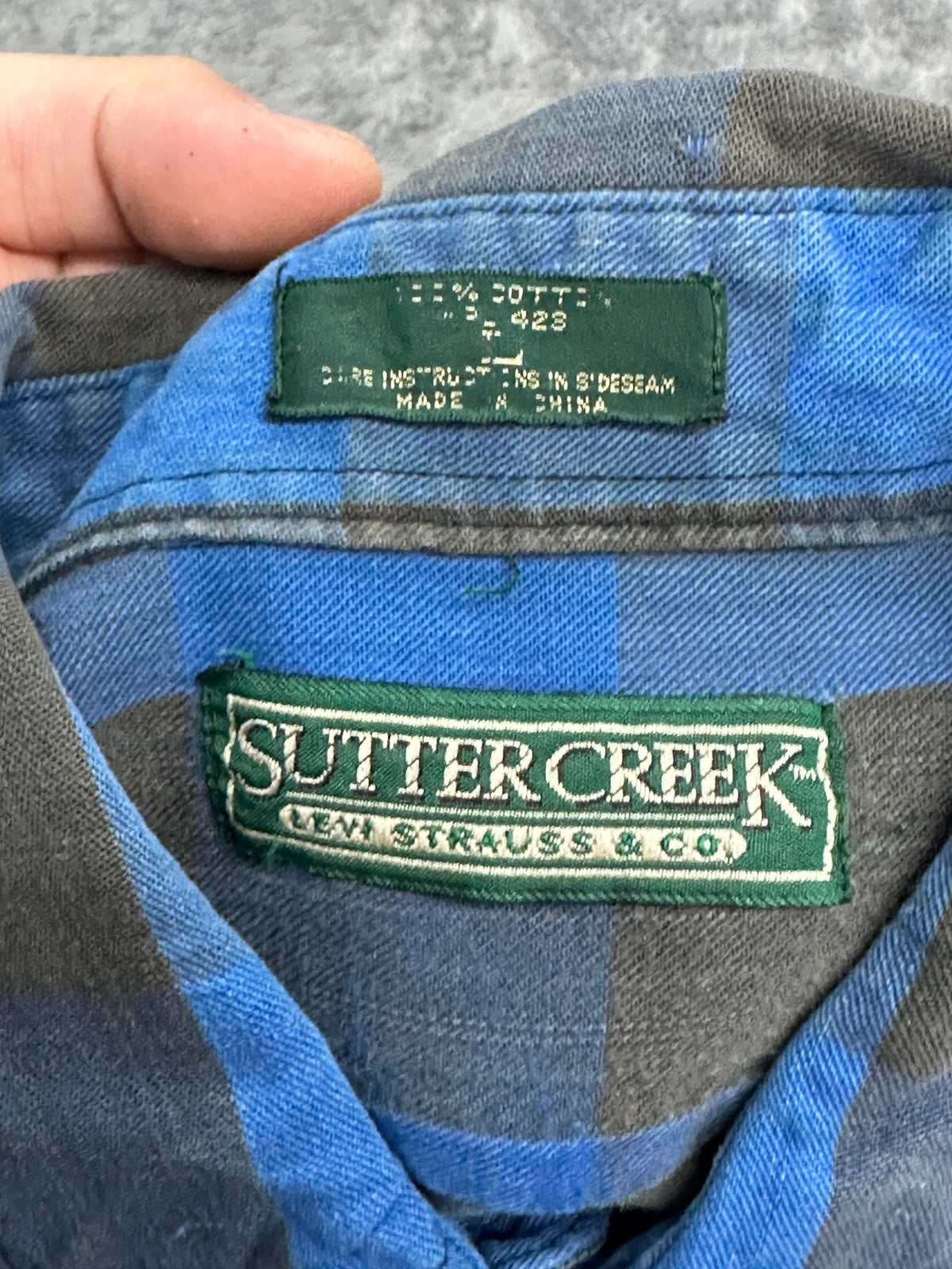 [L] 80s Levi's Flannel Shirt