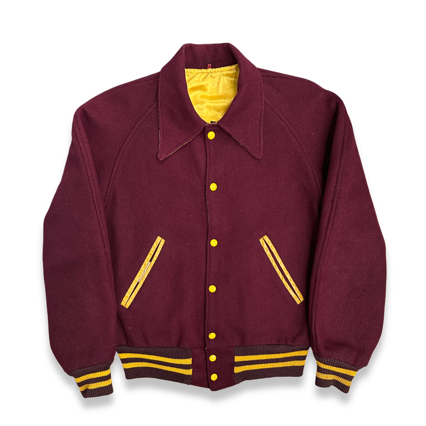 [L] 60s Norwich Reversible Wool Varsity Jacket