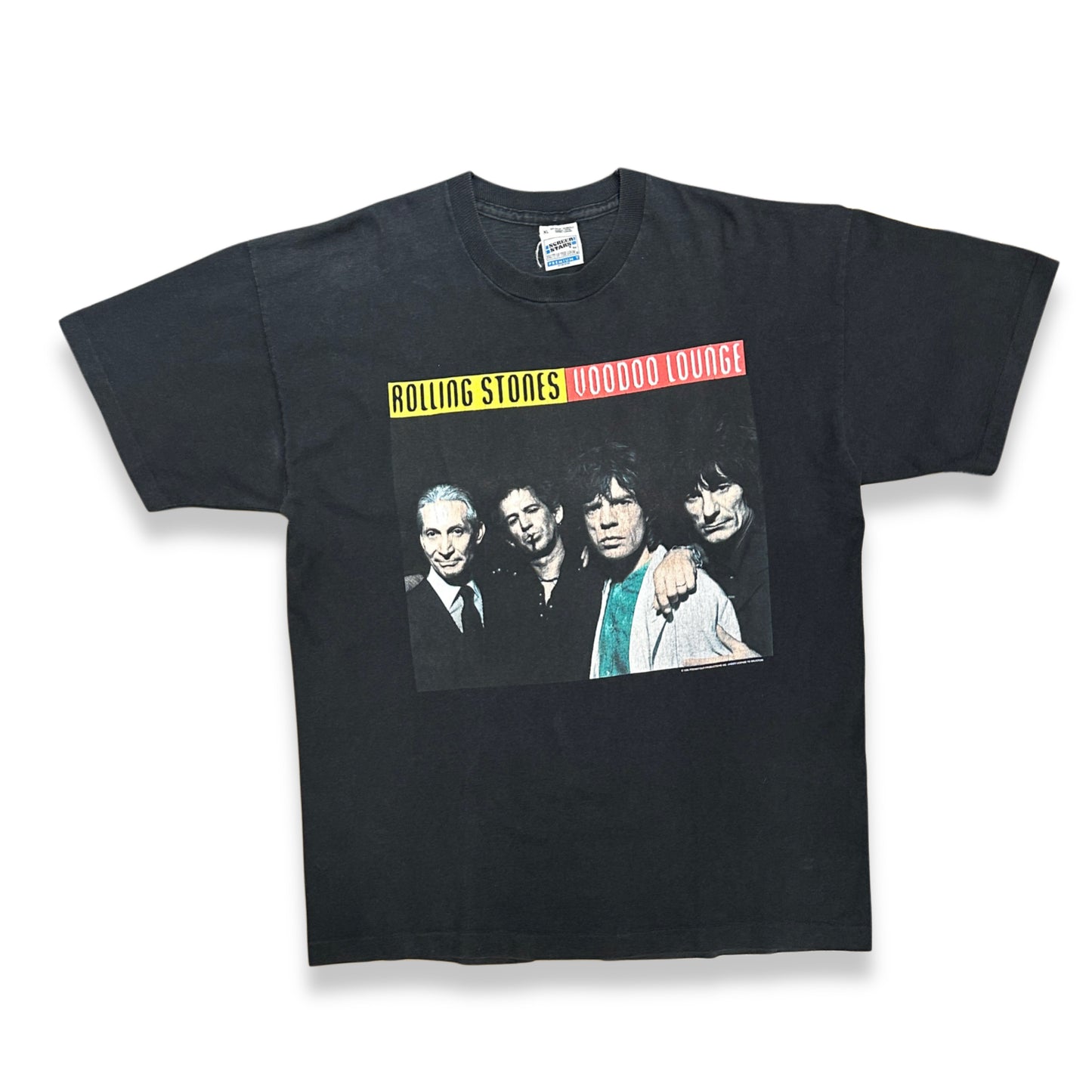 [XL] 1995' ROLLING STONES Voodoo Lounge Euro Tour Tee