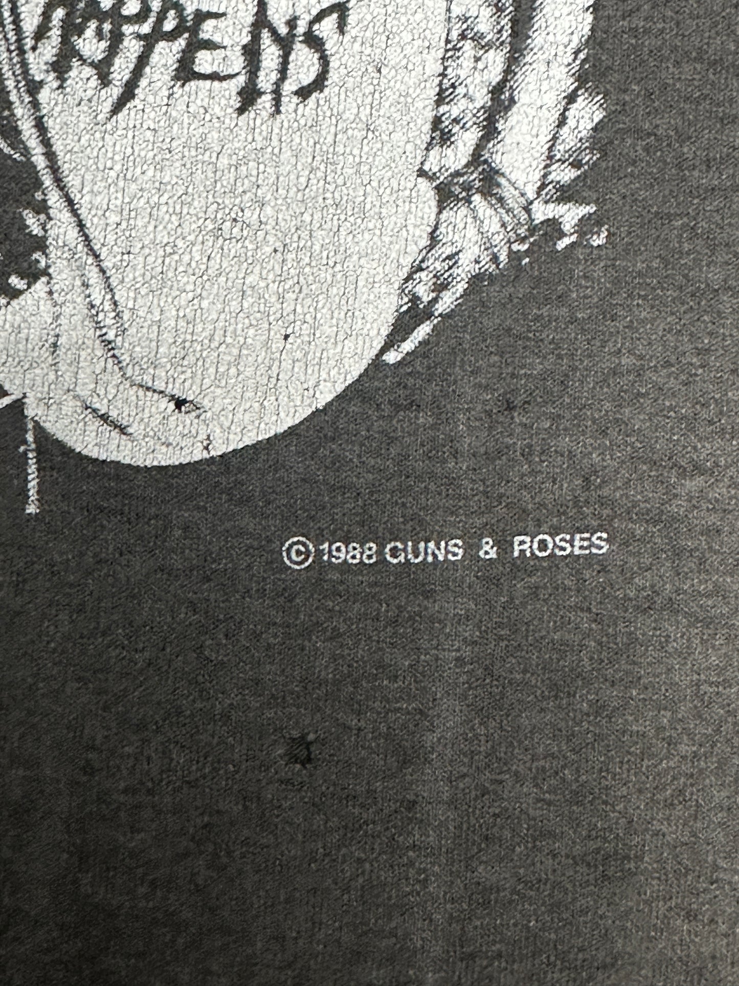 [L] 1988' Guns N' Roses 'Appetite For Destruction' Album Tee