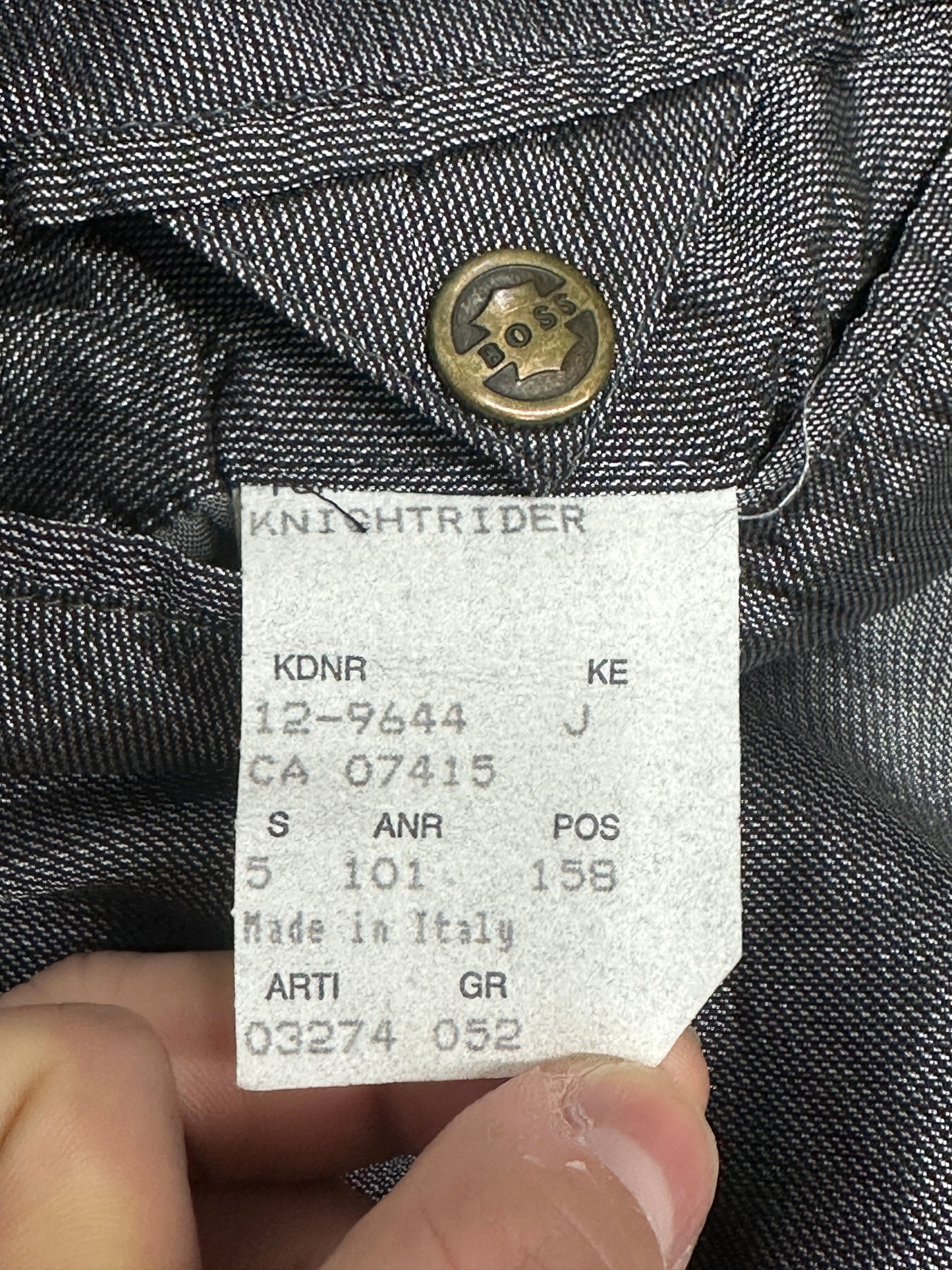 [52] 80s HUGO BOSS Knight Rider Jacket