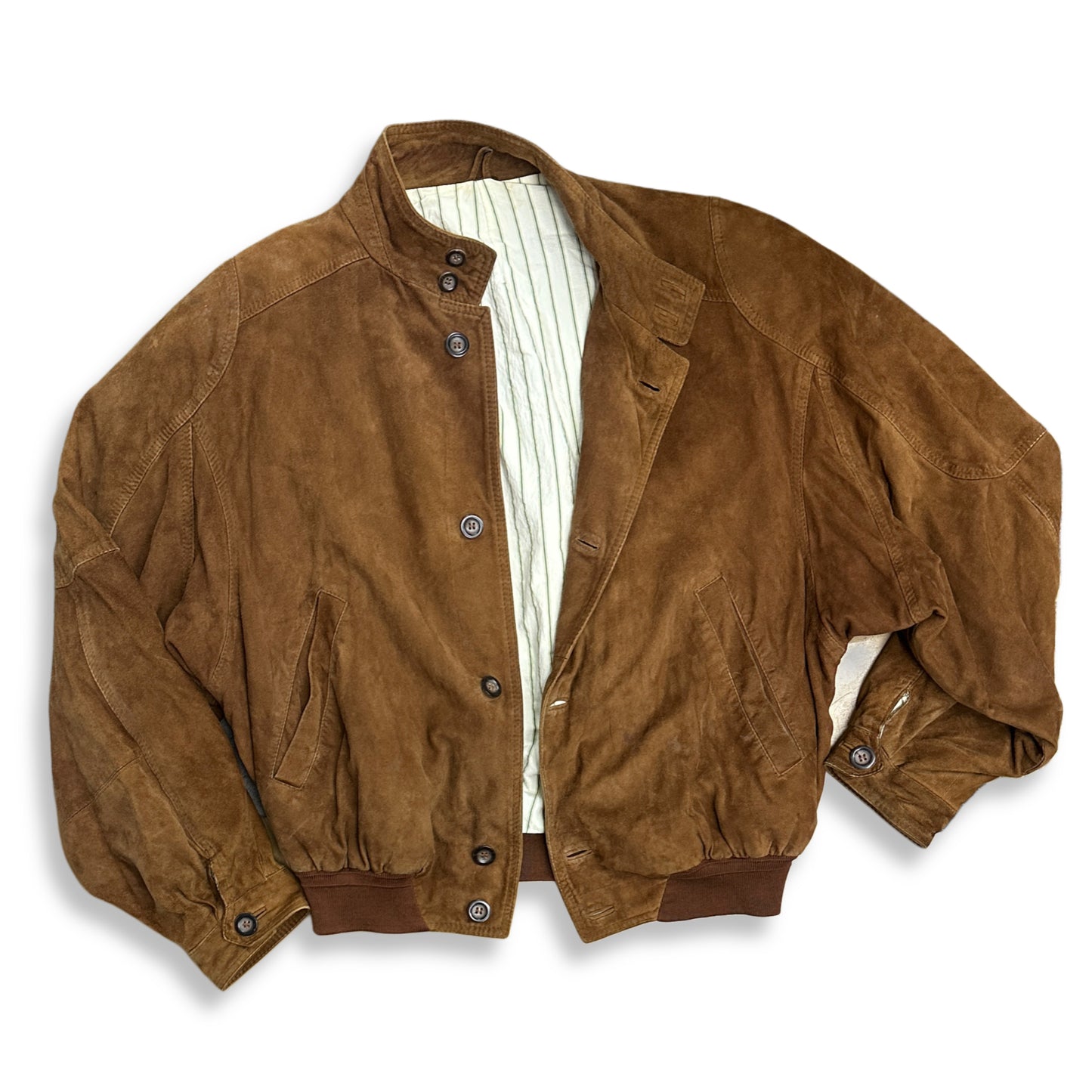 [XL] 90s HUGO BOSS Suede Leather Jacket