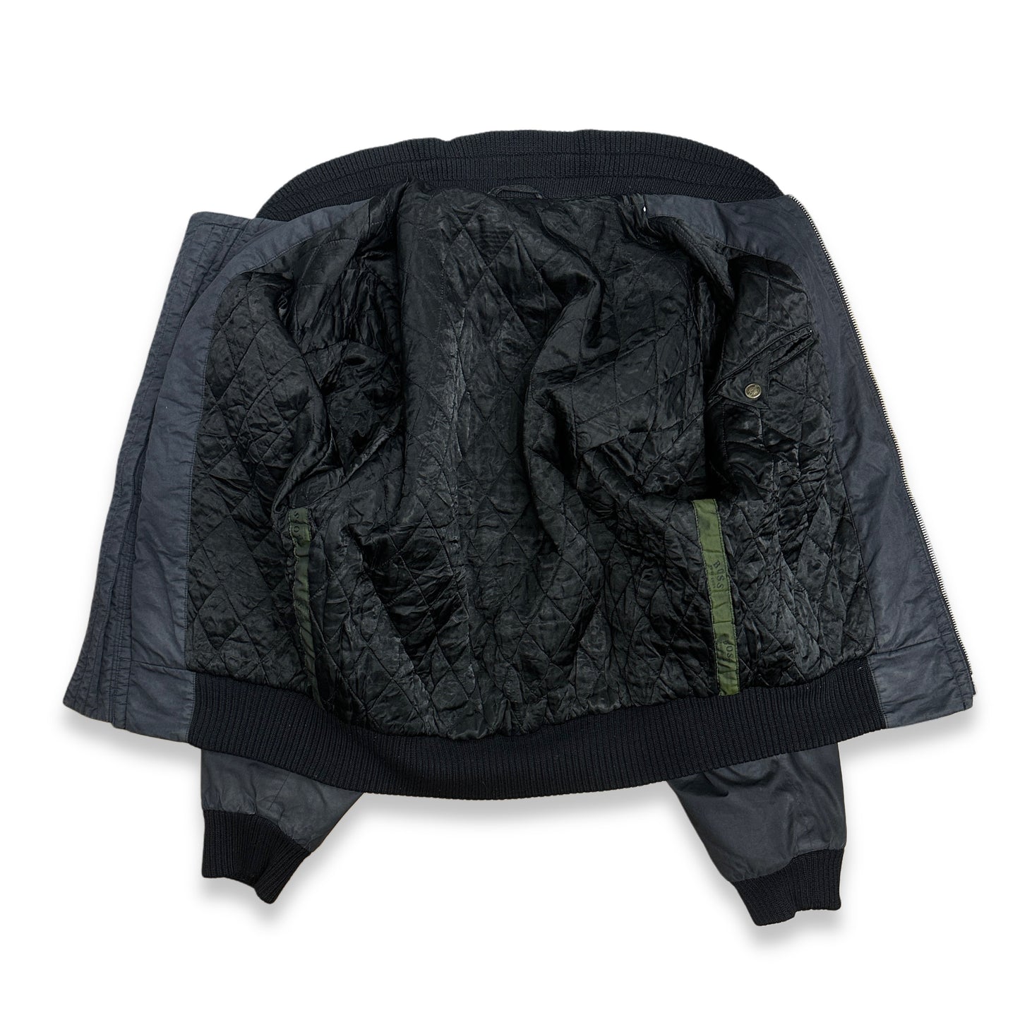 [L] 90s HUGO BOSS 4 Pocket Bomber Jacket