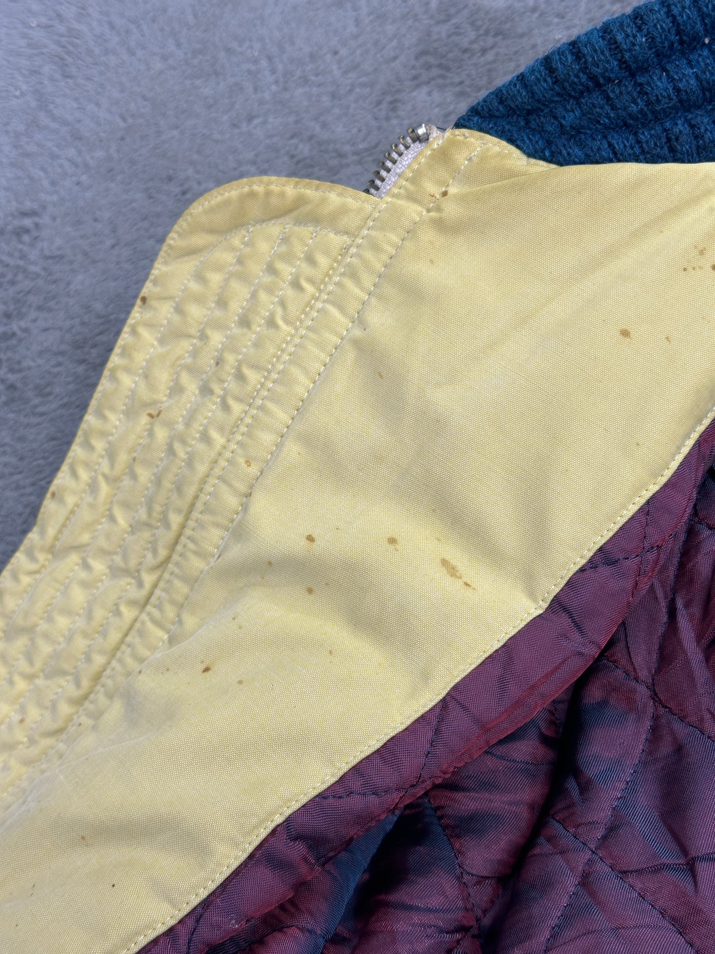 [XXL] 80s HUGO BOSS Yellow Bomber Jacket