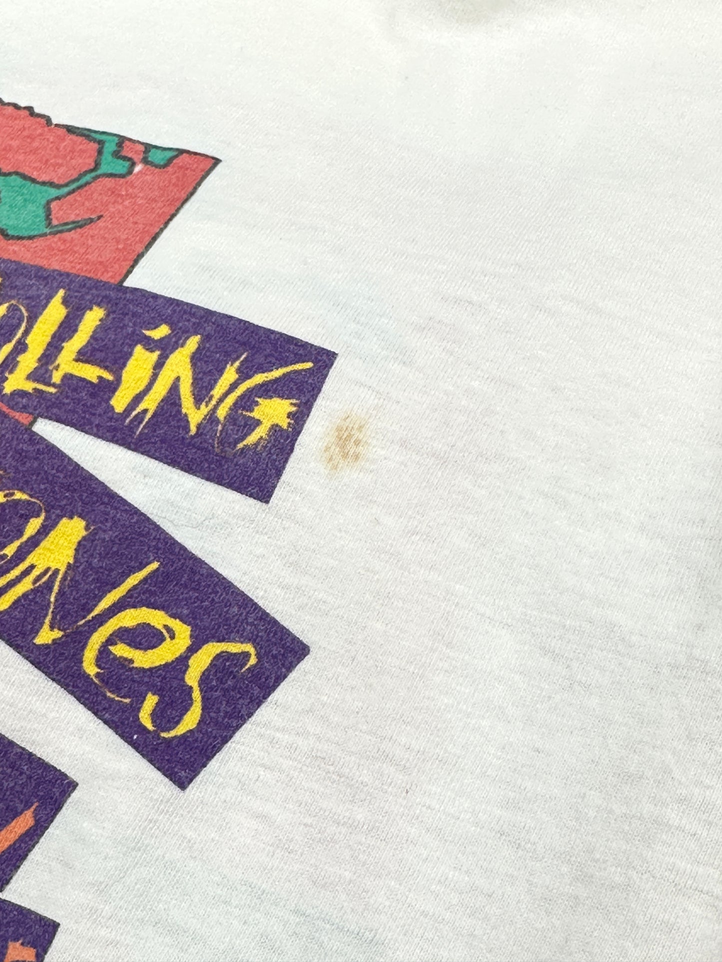 [L] 1990' Rolling Stones Urban Jungle Euro Tour Tee