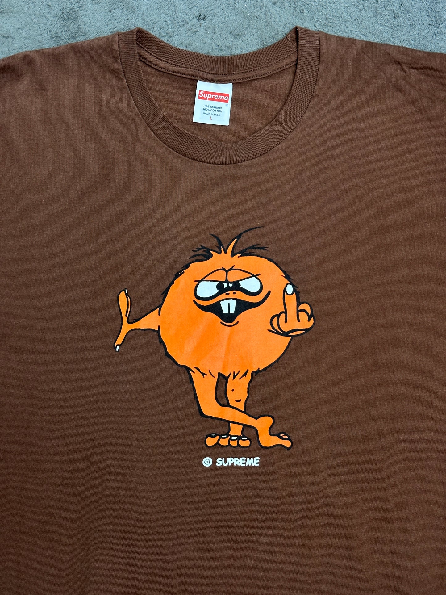 [L] Supreme Camacho Brown Tee