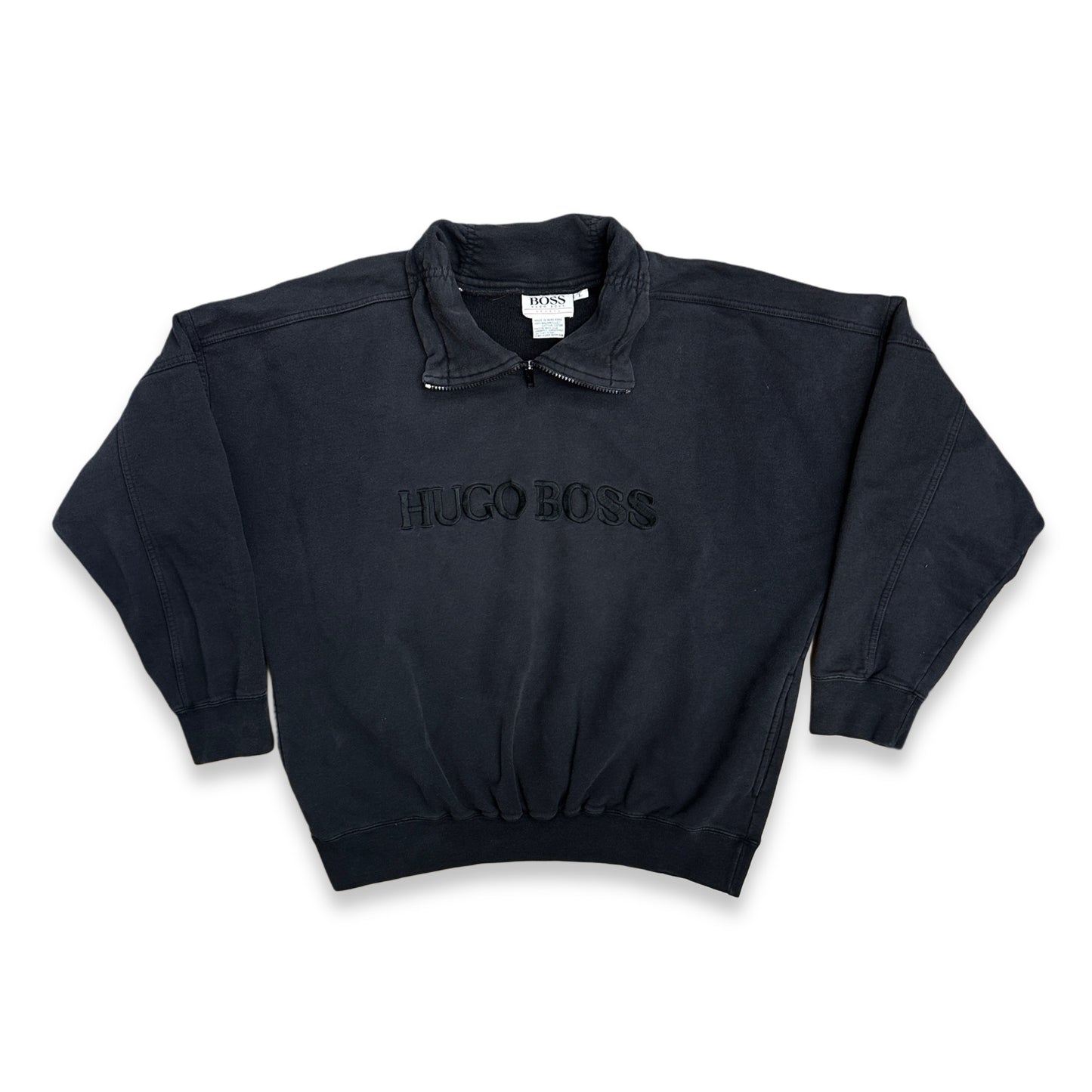 [L] 80s HUGO BOSS Full Zip-up Sweatshirt