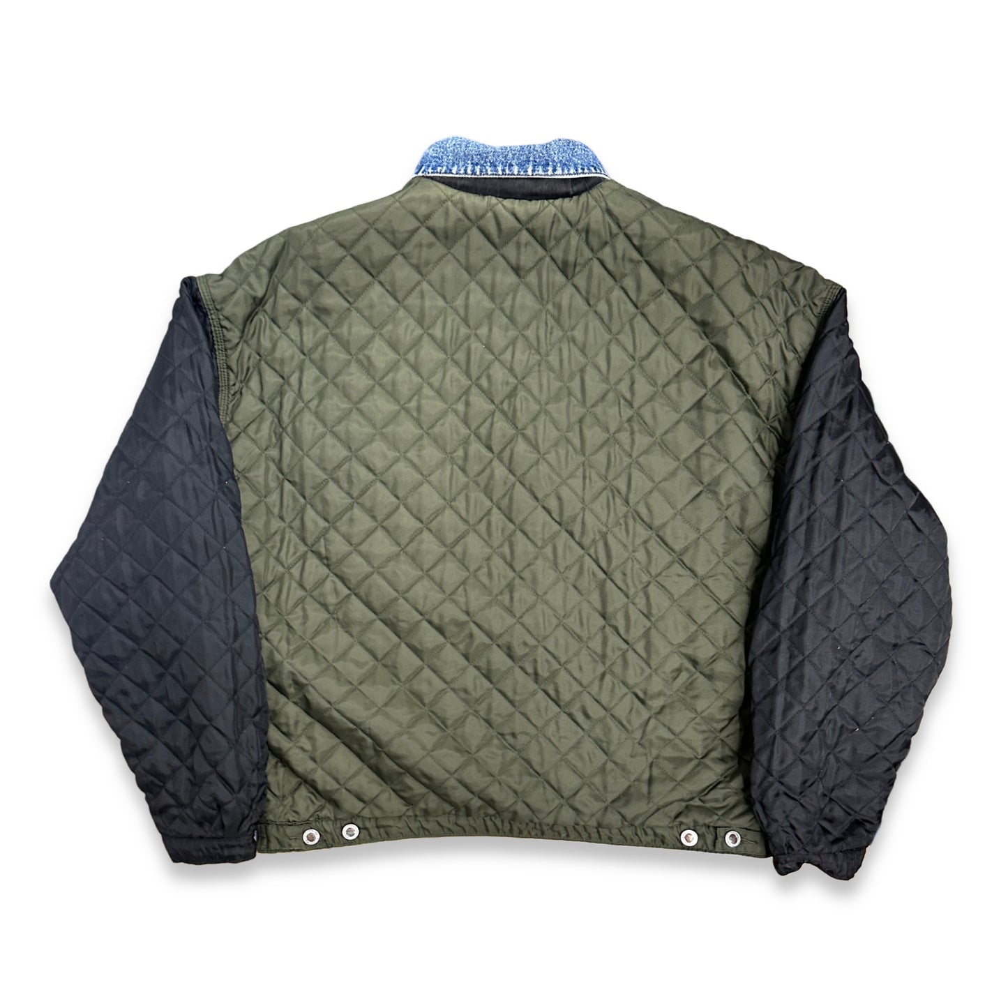 [L] 90s Levi's SilverTab Reversible Denim Quilting Jacket