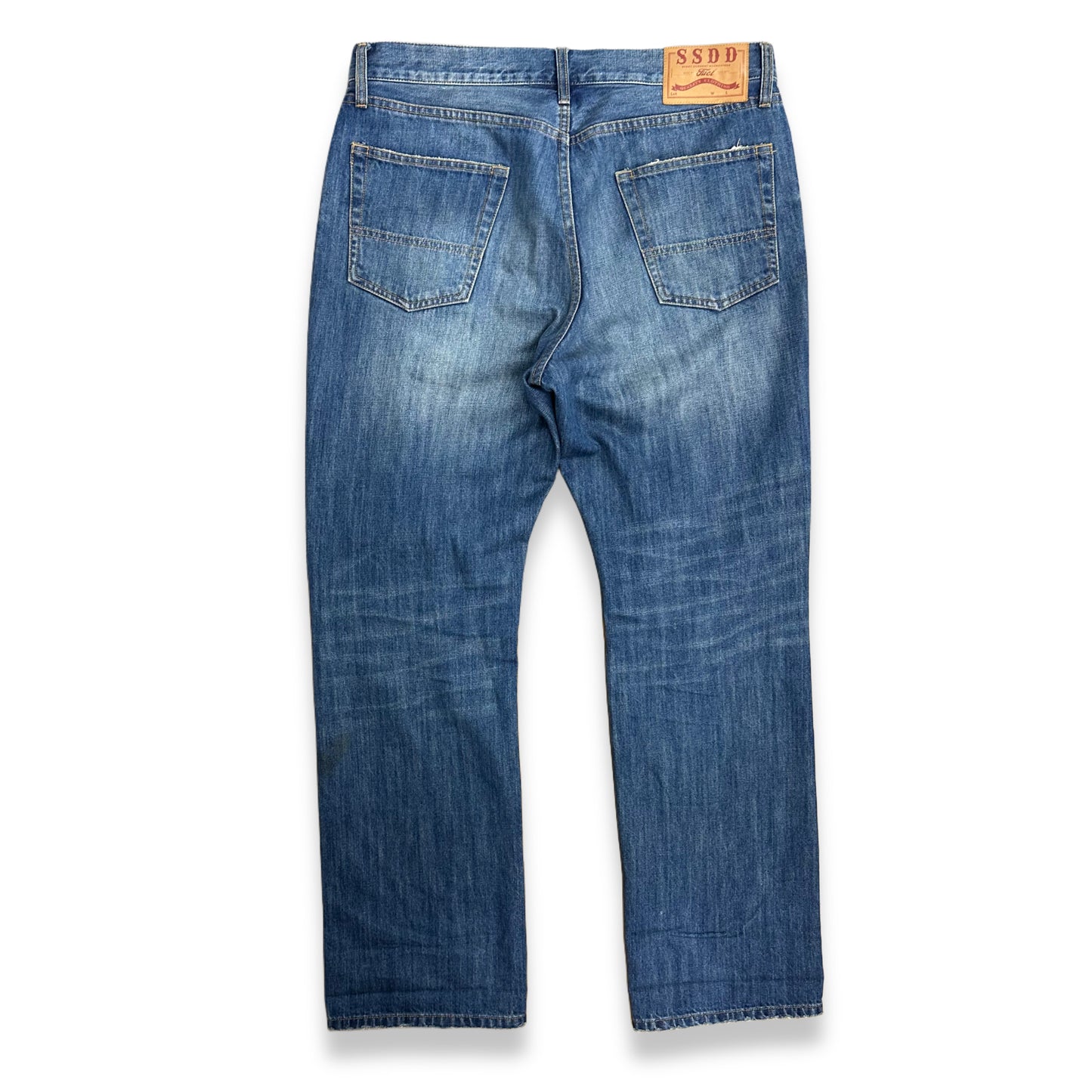 [34] FUCT SSDD Patched Loose Fit Denim Pants