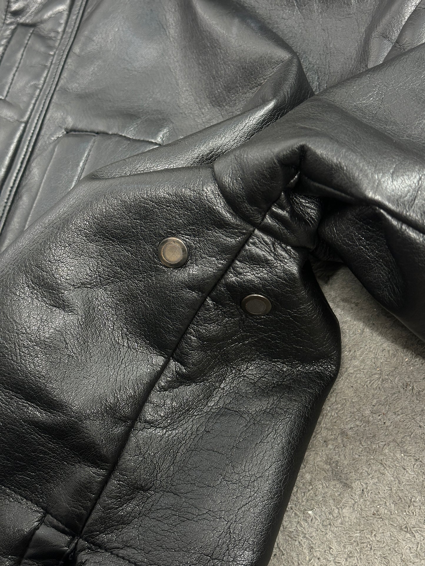 [48] FW2000 Emporio Armani Leather Anorak Jacket
