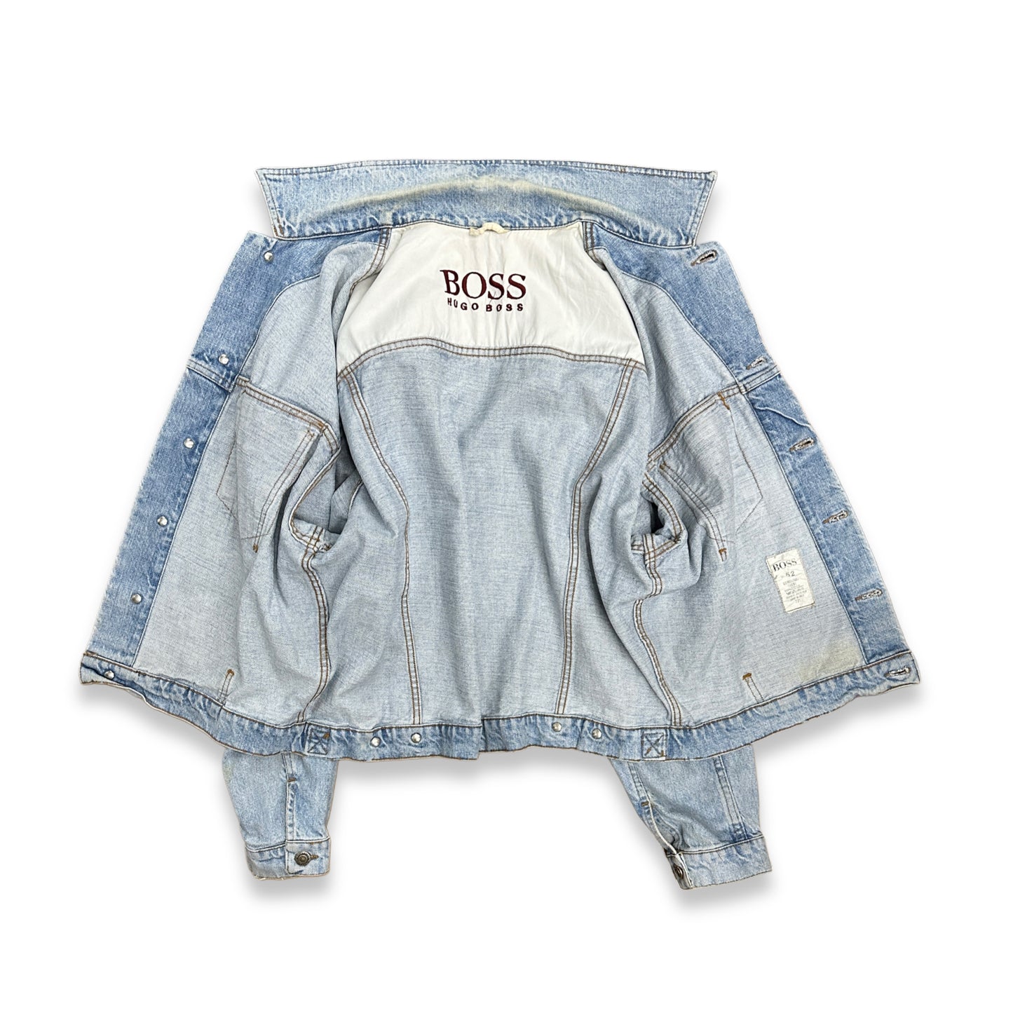 [52] 90s HUGO BOSS Denim Trucker Jacket