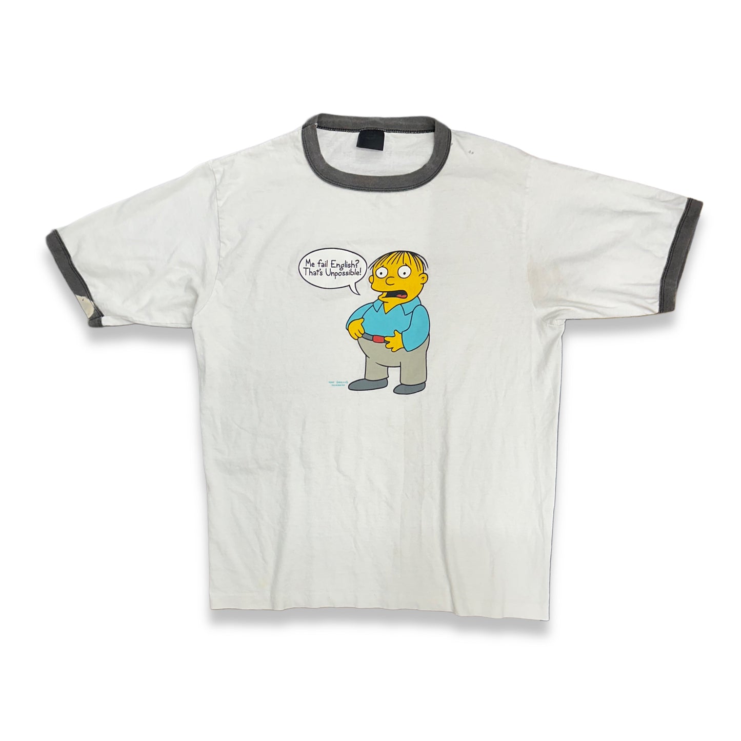 [XL] 2002' The Simpsons Cartoon Ringer Tee