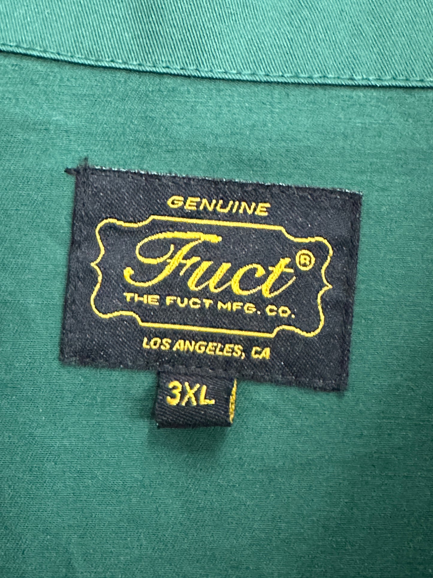 [3XL] FUCT Mechanic Jacket Green