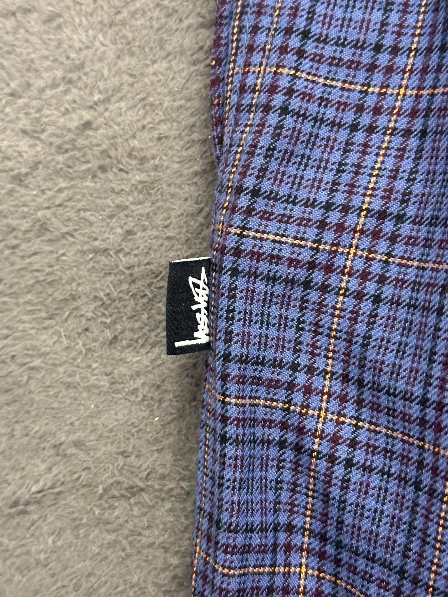 [M] Stussy Check Beach Pants