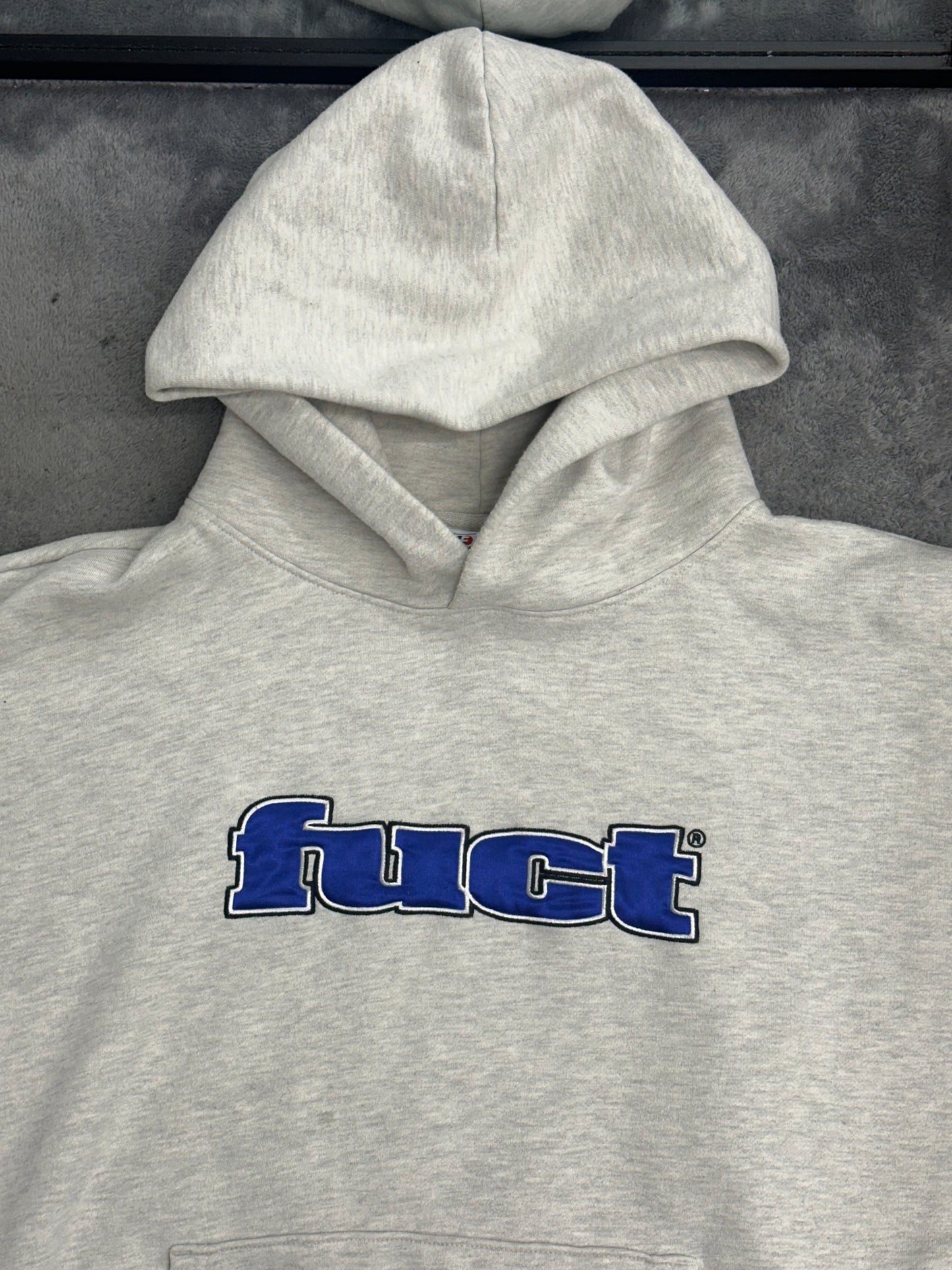 [XL] FUCT Logo Gray Hoodie