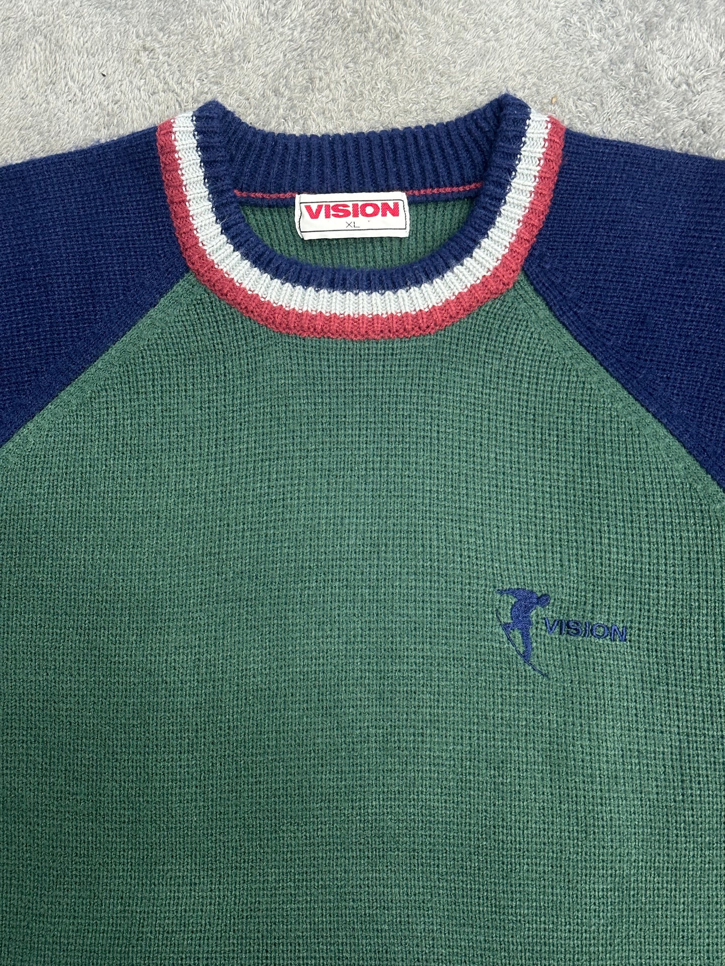 [XL] 00s Vision Street Wear Knit Long Sleeve