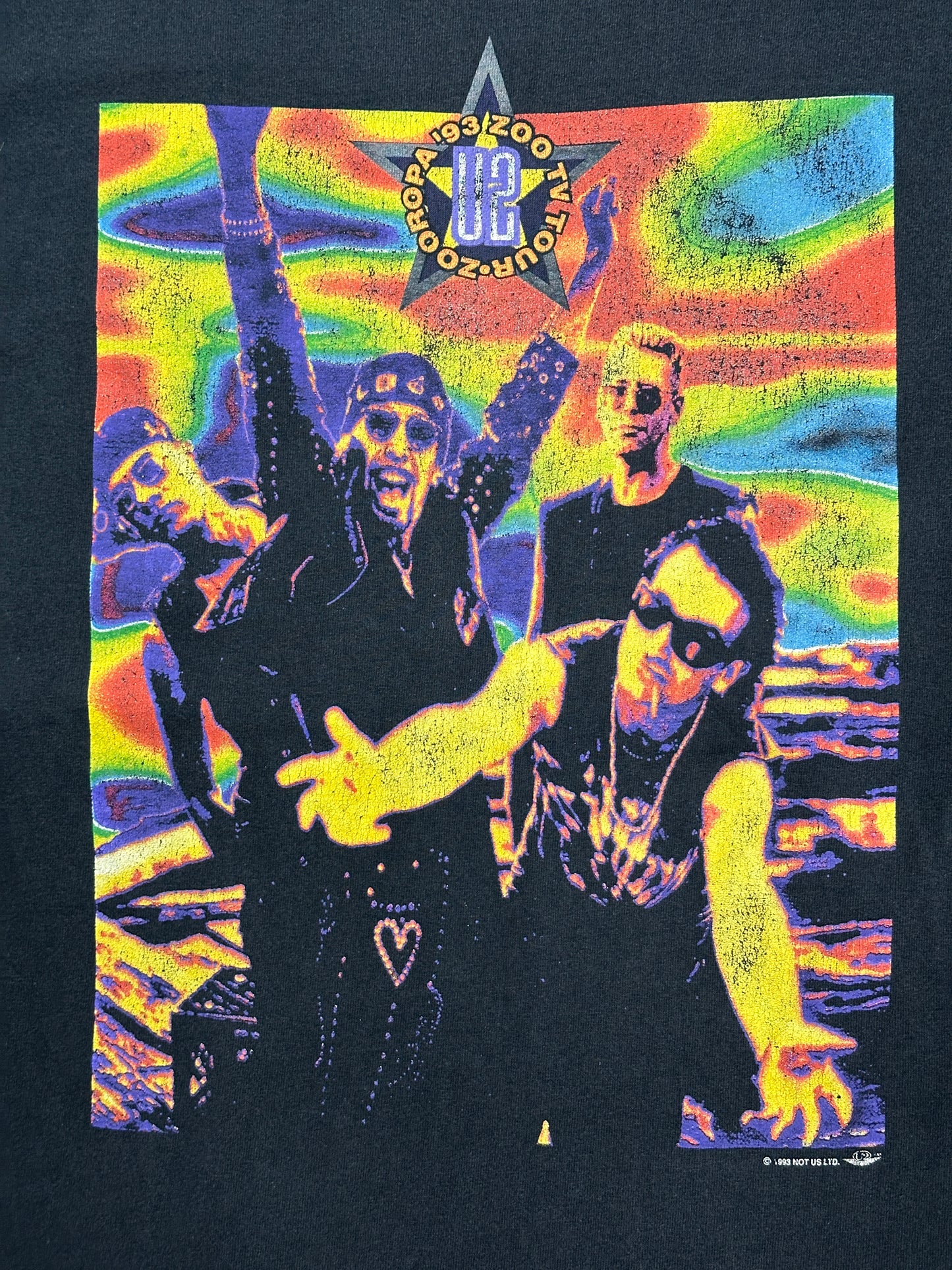 [L] 1993' U2 ZOOROPA Tour Tee