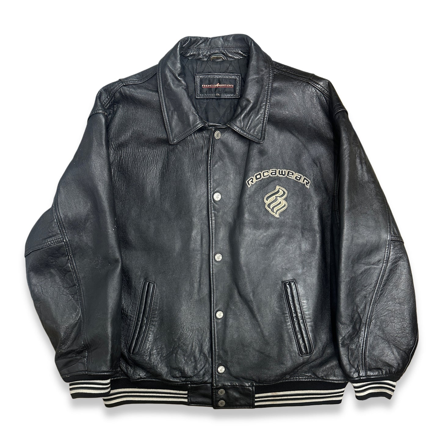 [2XL] 00s ROCAWEAR Leather Jacket