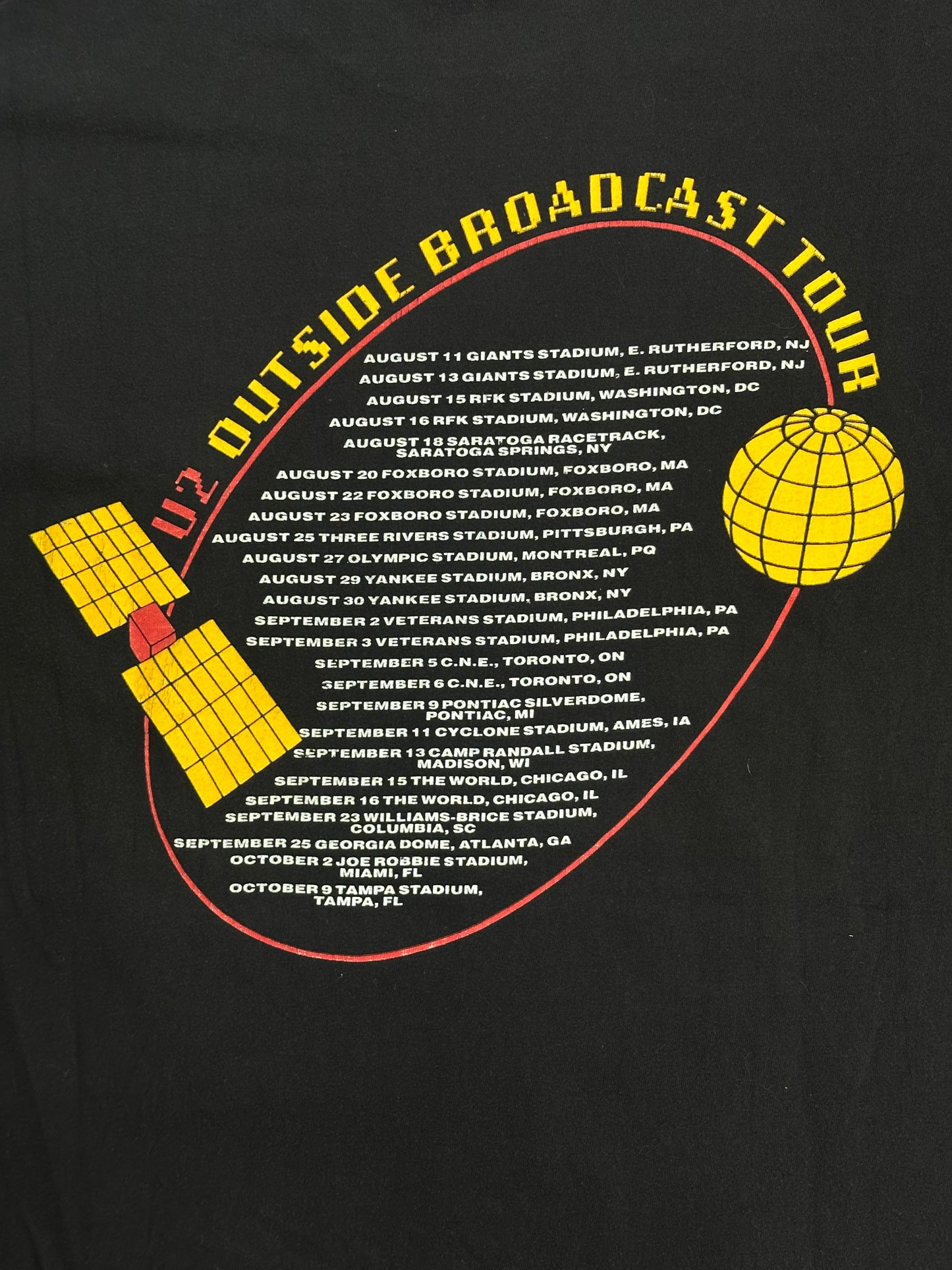 [XL] 1992' U2 Zoo tv World Tour Tee