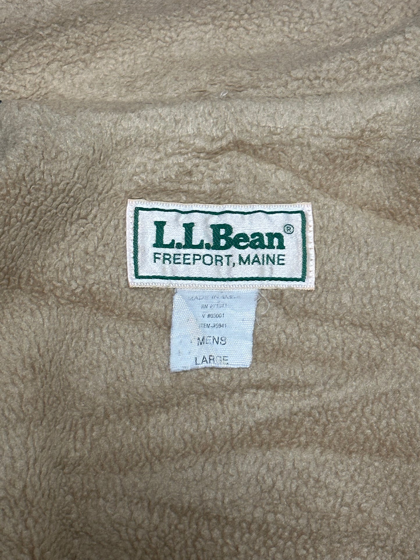 80s L.L.Bean Warm-up Jacket L