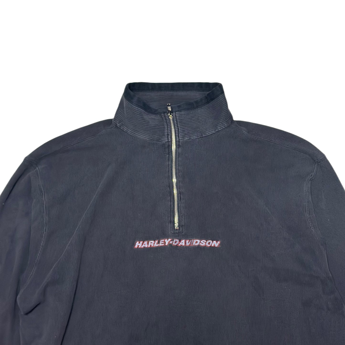 [XXL] Harley Davidson Half Zip-up