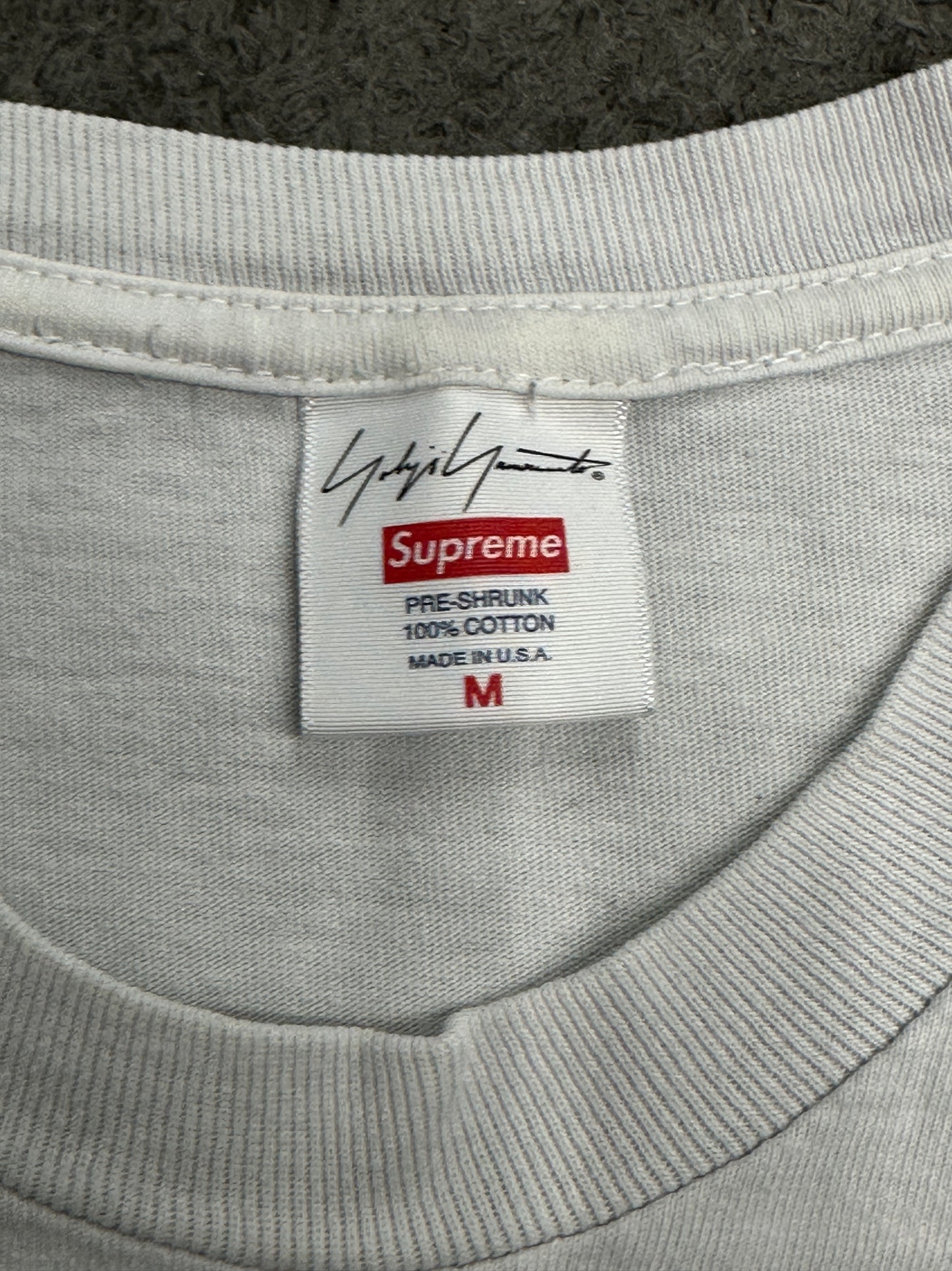 [M] Supreme x Yohji Yamamoto Scribble Portrait Tee