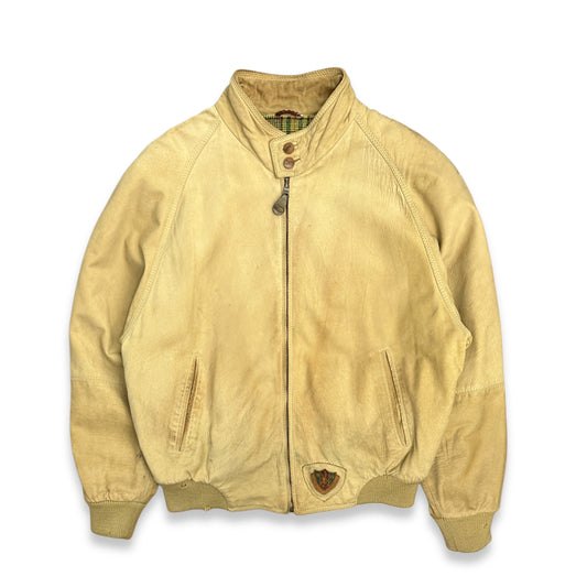 [XL] 80s HUGO BOSS Leather Blouson Jacket