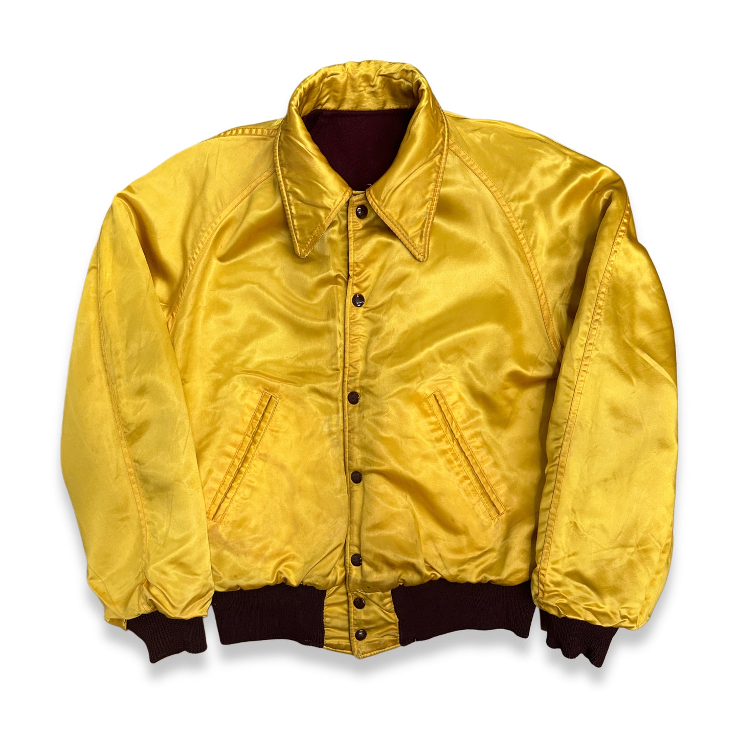 [L] 60s Norwich Reversible Wool Varsity Jacket