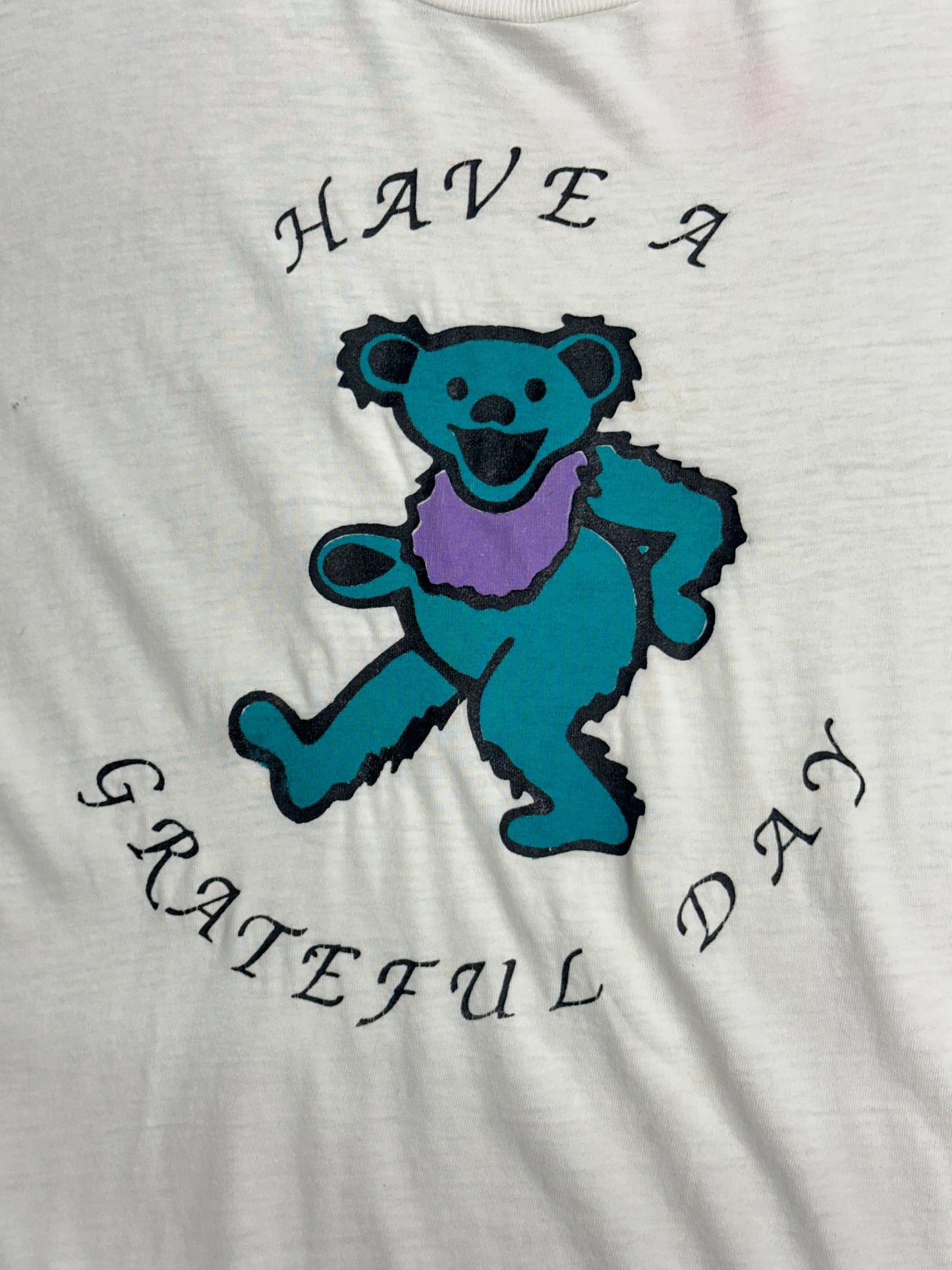 [L] 90s Grateful Day Dancing Bear Tee