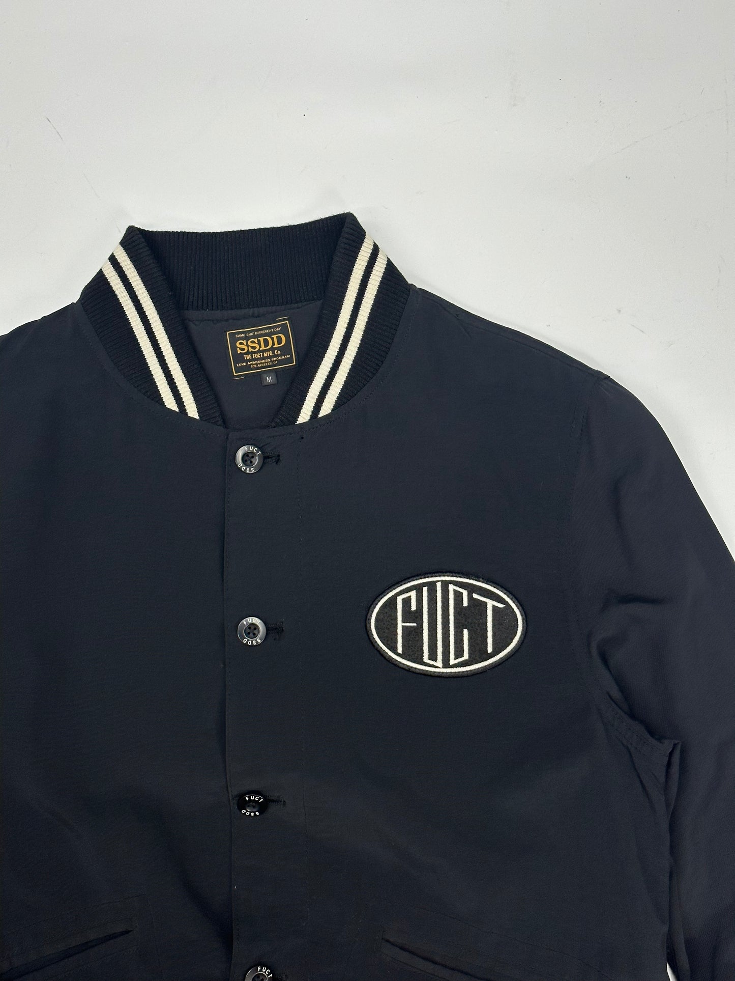 [M] Fuct SSDD varsity jacket