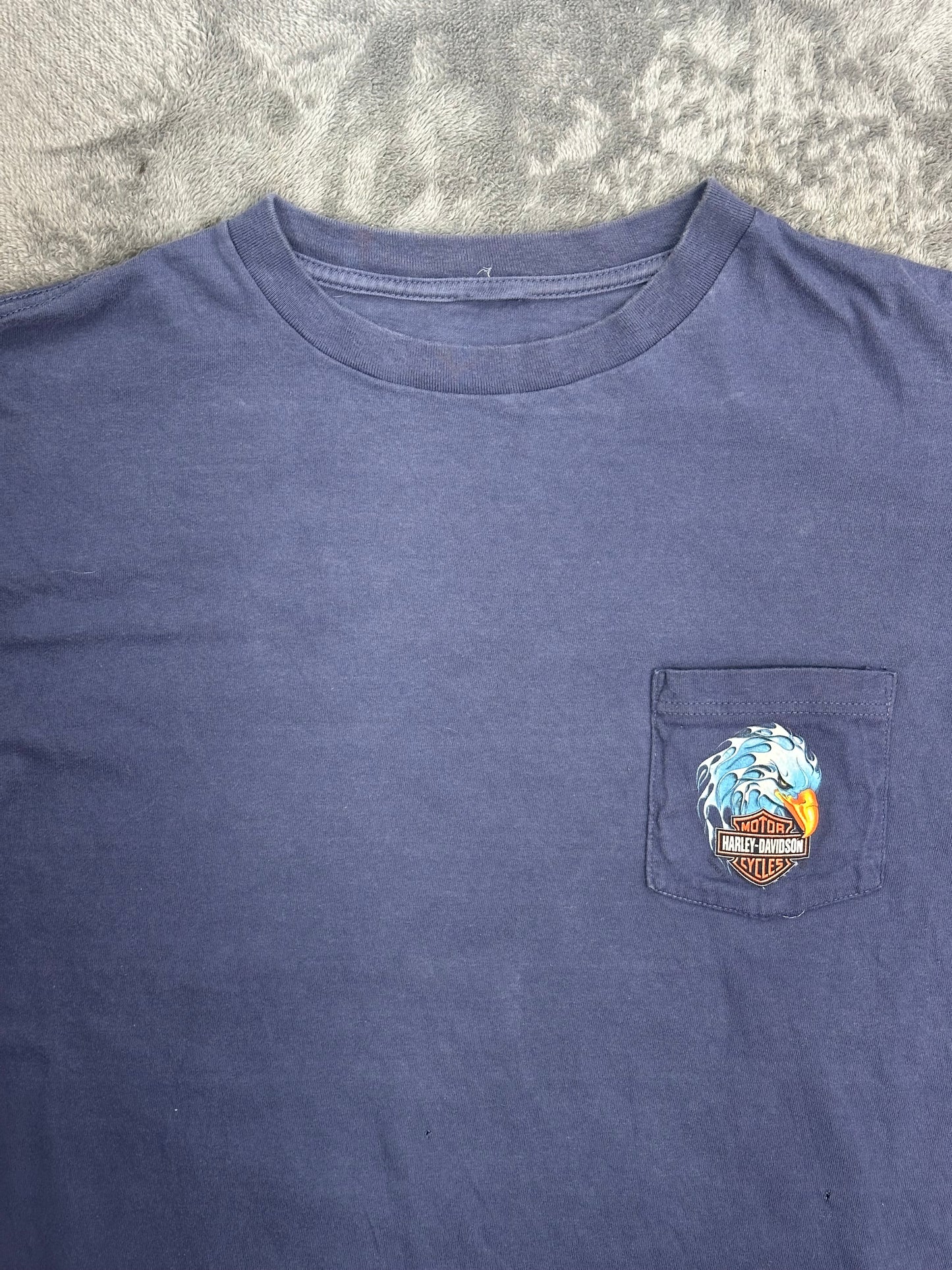 [XL] 90s Harley Davidson Flame Long Sleeve