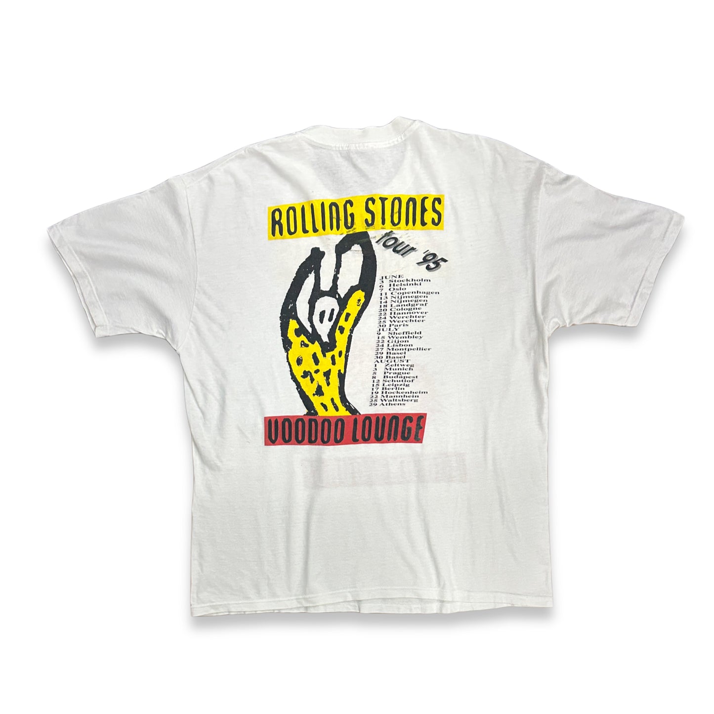 [XL] 1995' Rolling Stones Voodoo Lounge Euro Tour Tee