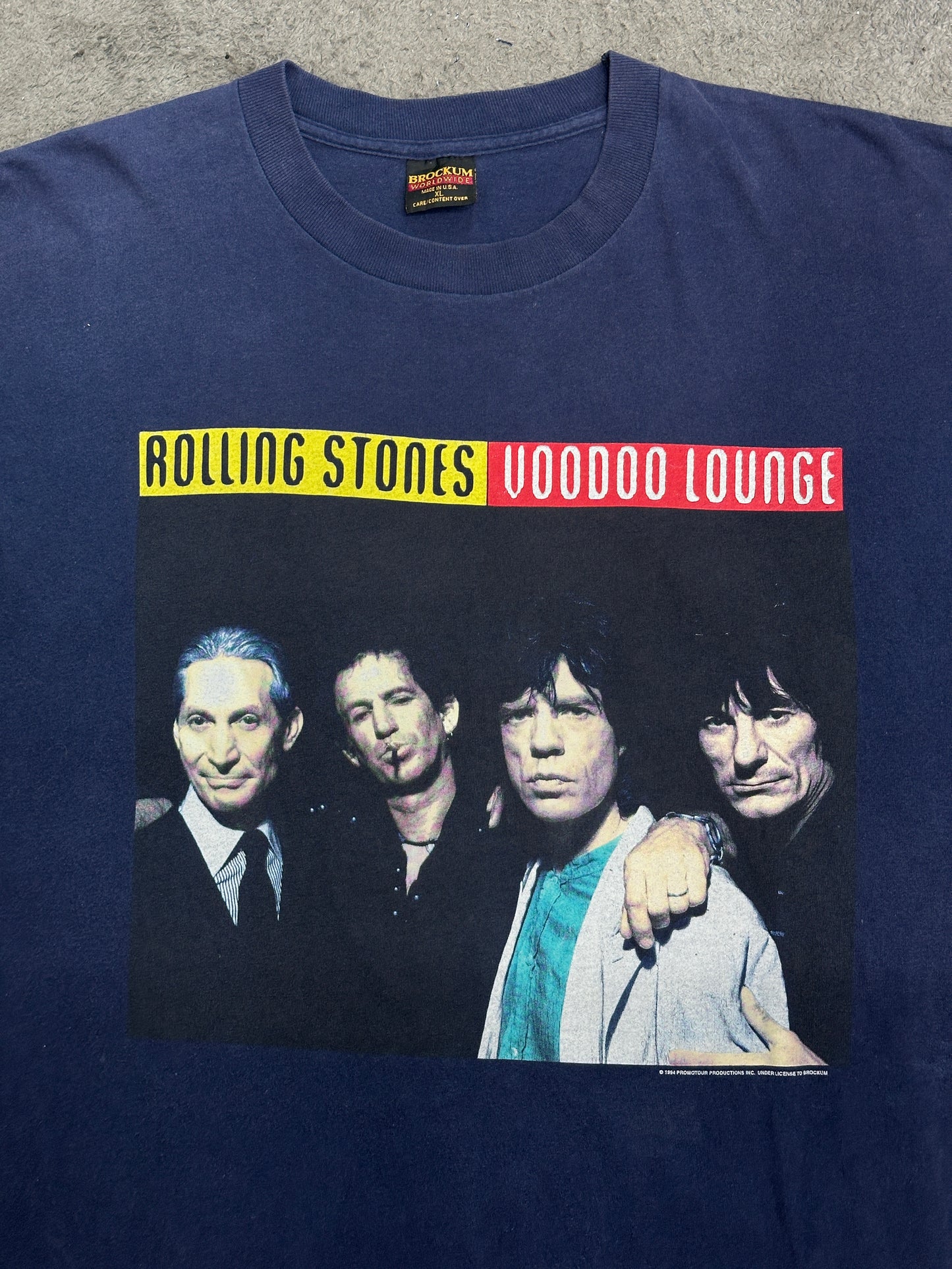 [XL] 1994' ROLLING STONES Voodoo Lounge US Tour Tee