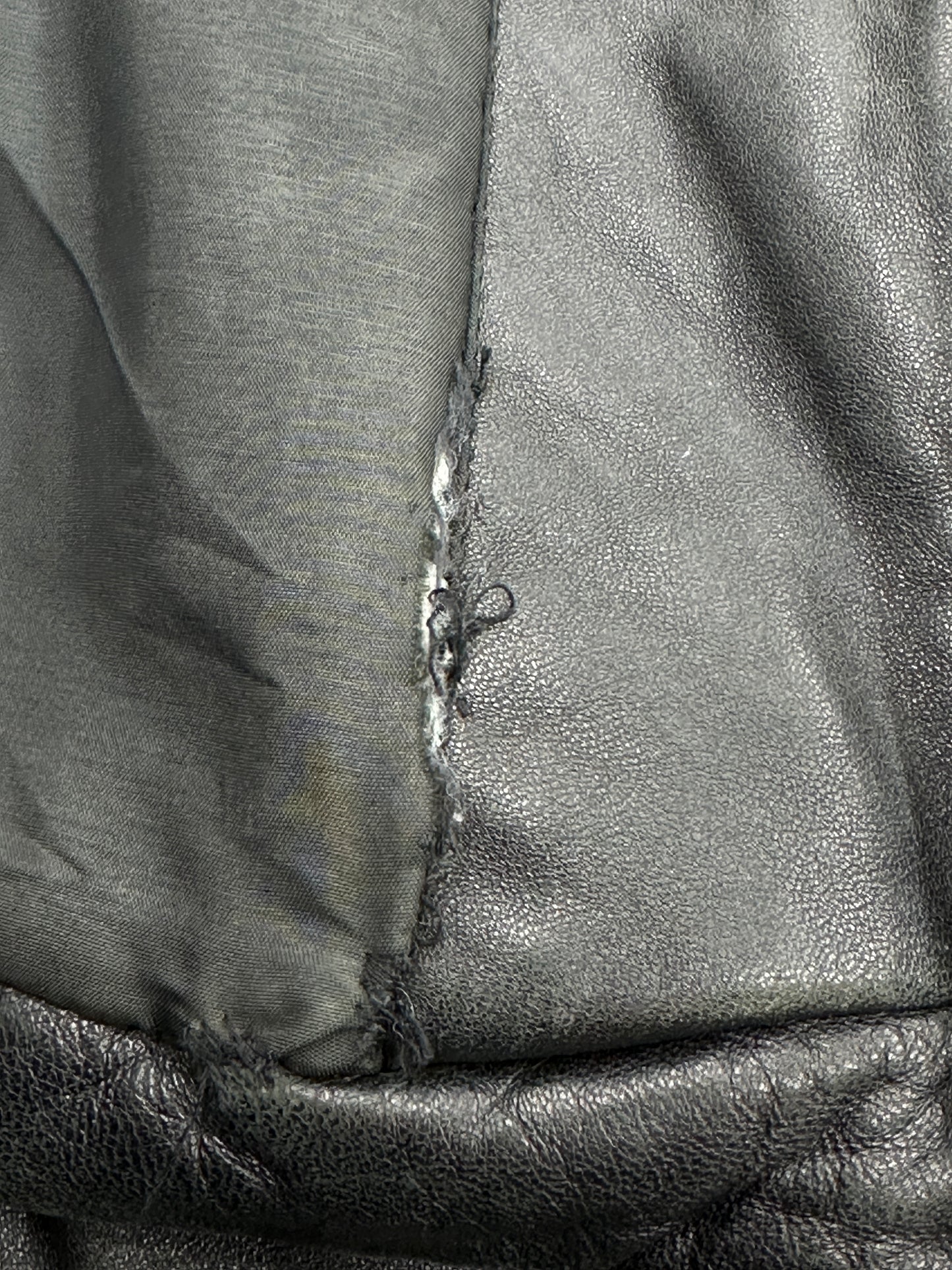 [L] 00s HUGO BOSS Lamb Skin Leather Jacket