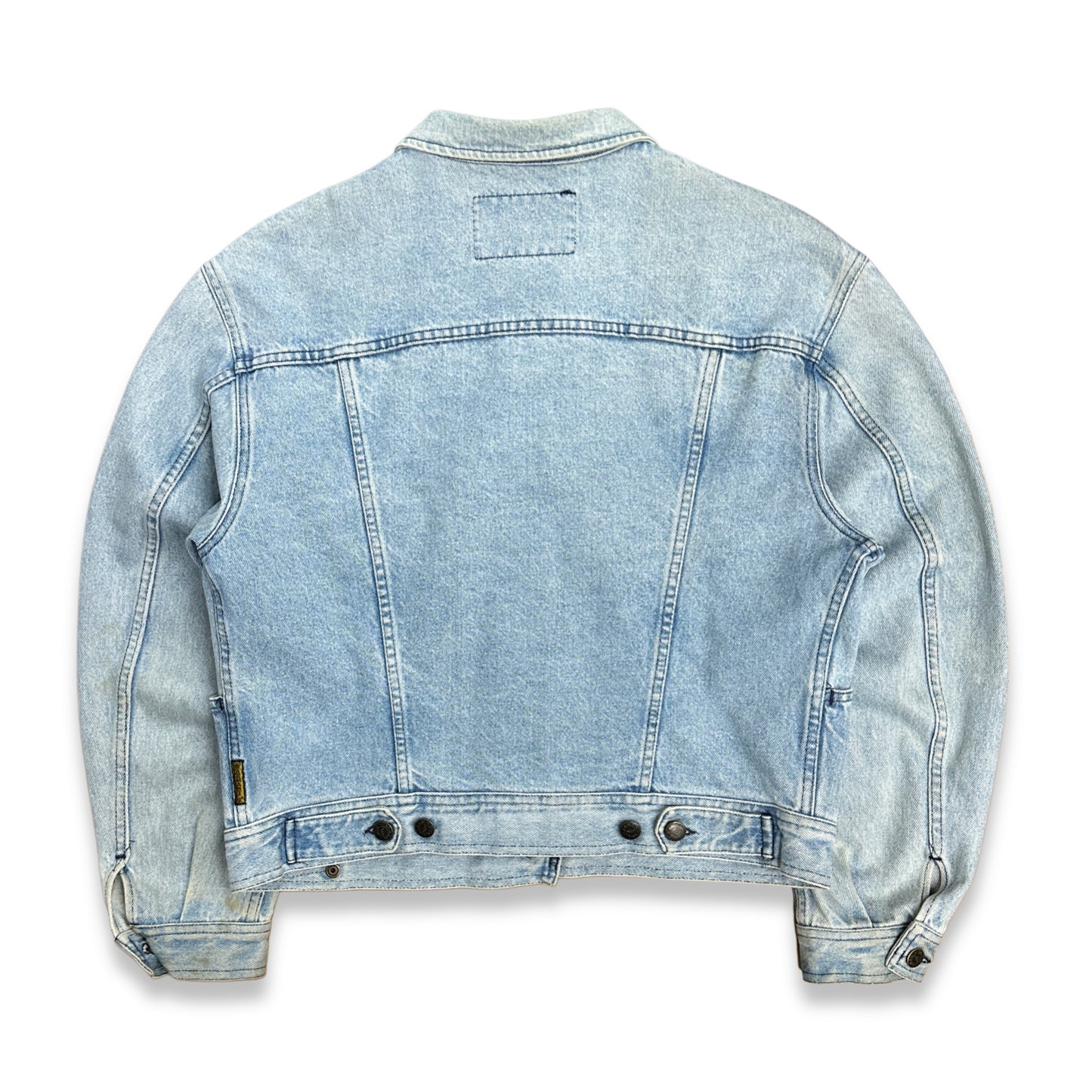 [M] 80s Armani Jeans Denim Trucker Jacket