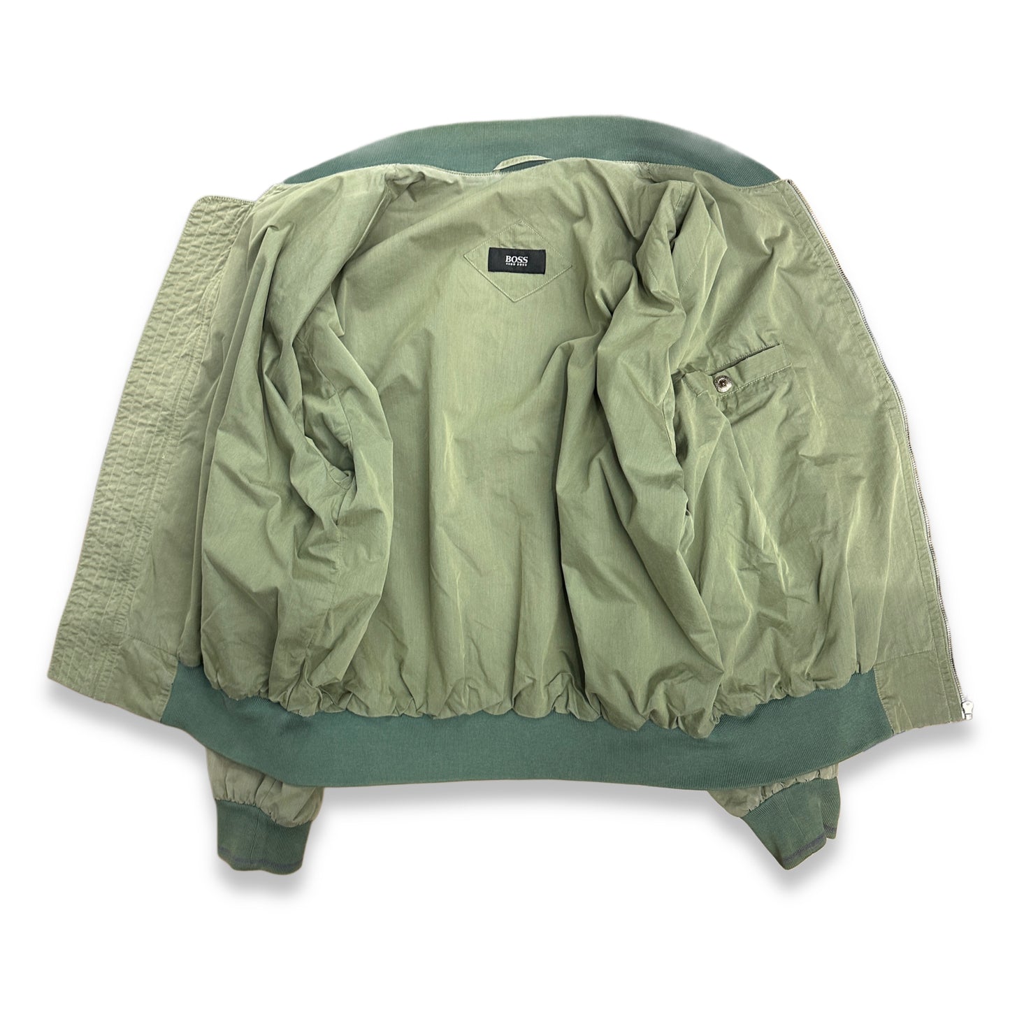 [XL] 90s HUGO BOSS Faded  Bomber Jacket