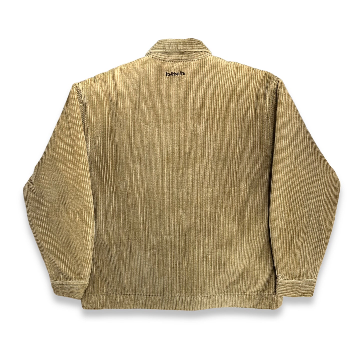 [L] 90s Bitch Skateboards Corduroy Zip-up Jacket