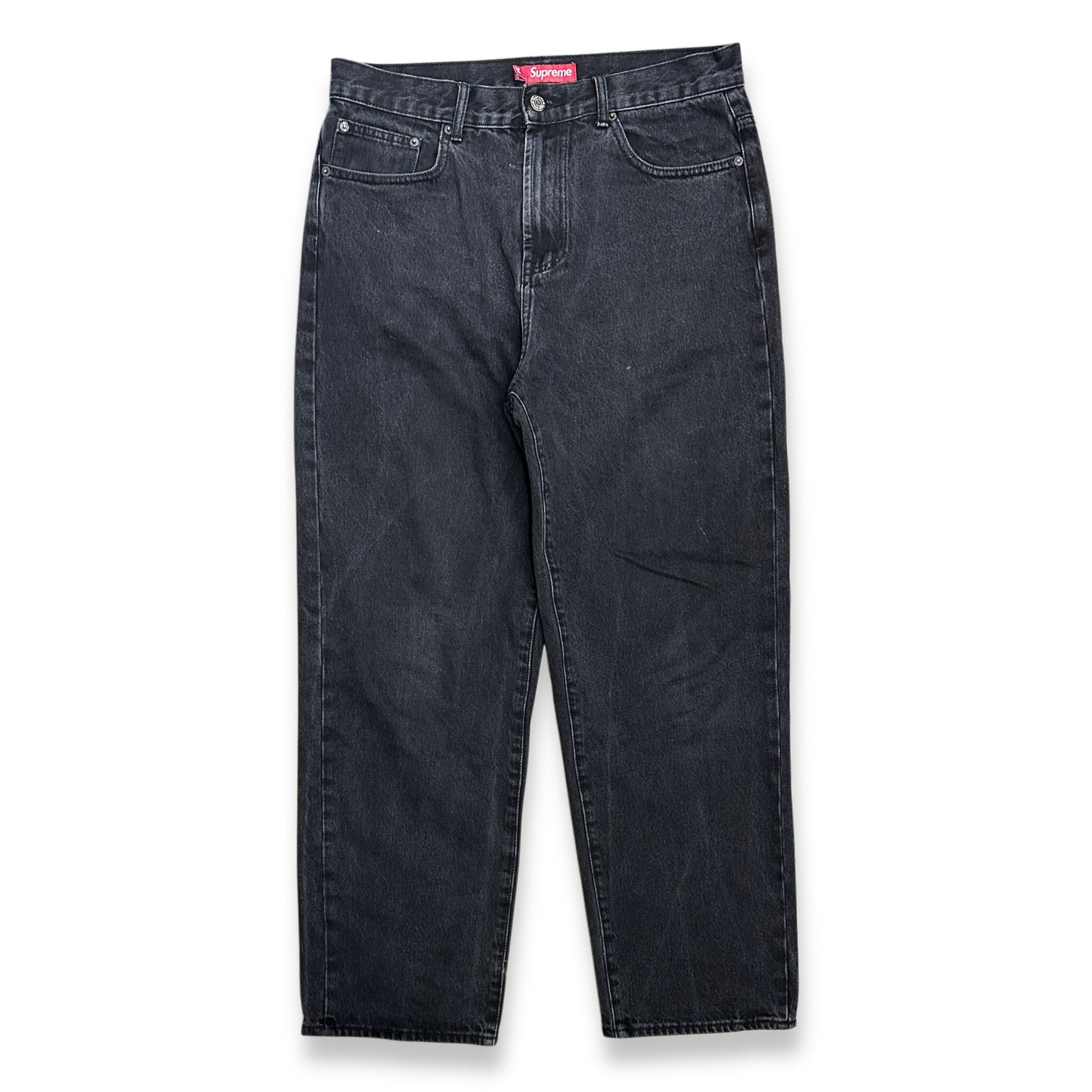 [34] Supreme Baggy Jeans Black