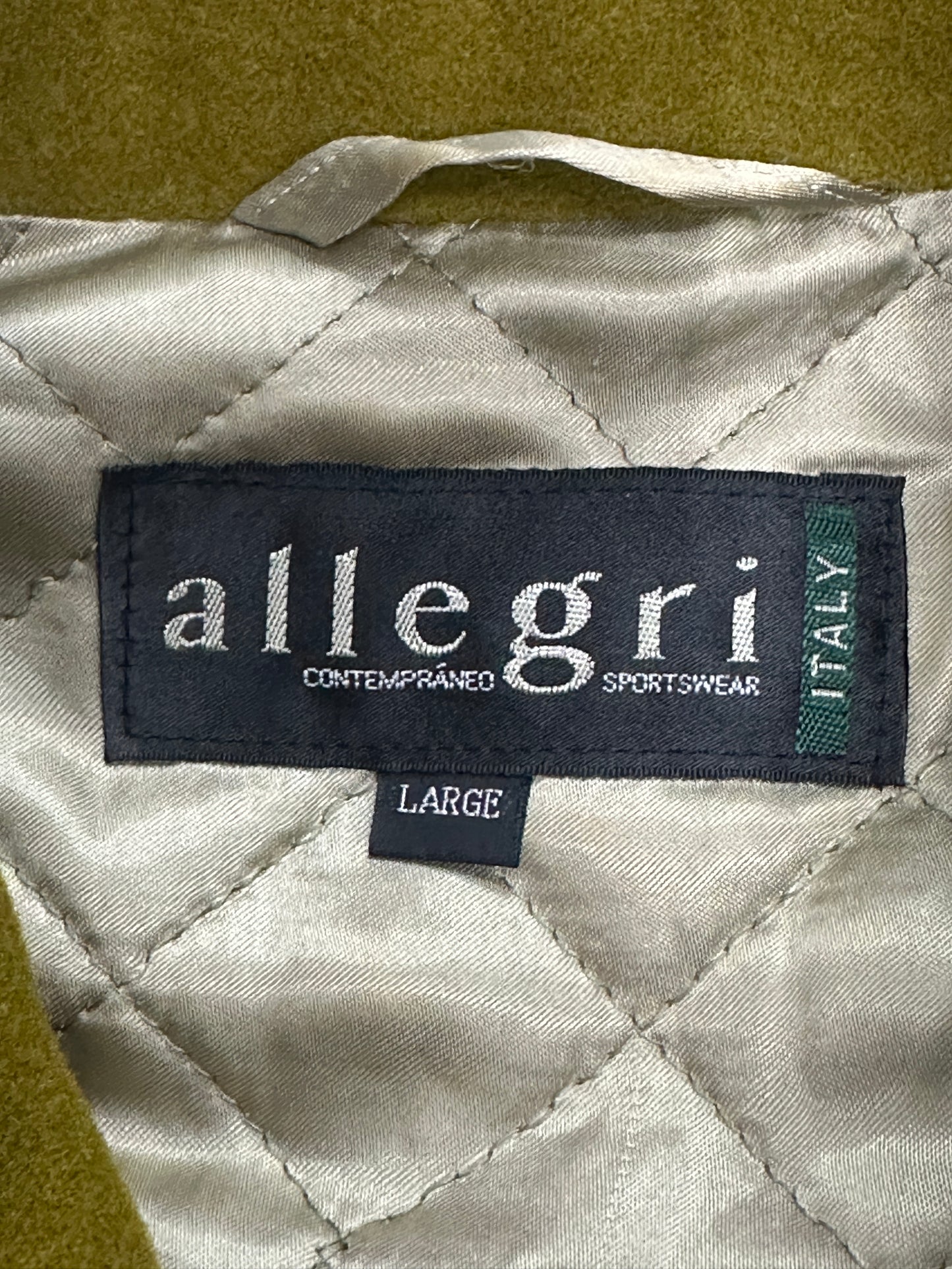 [L] 90s Allegri Wool Bomber Jacket