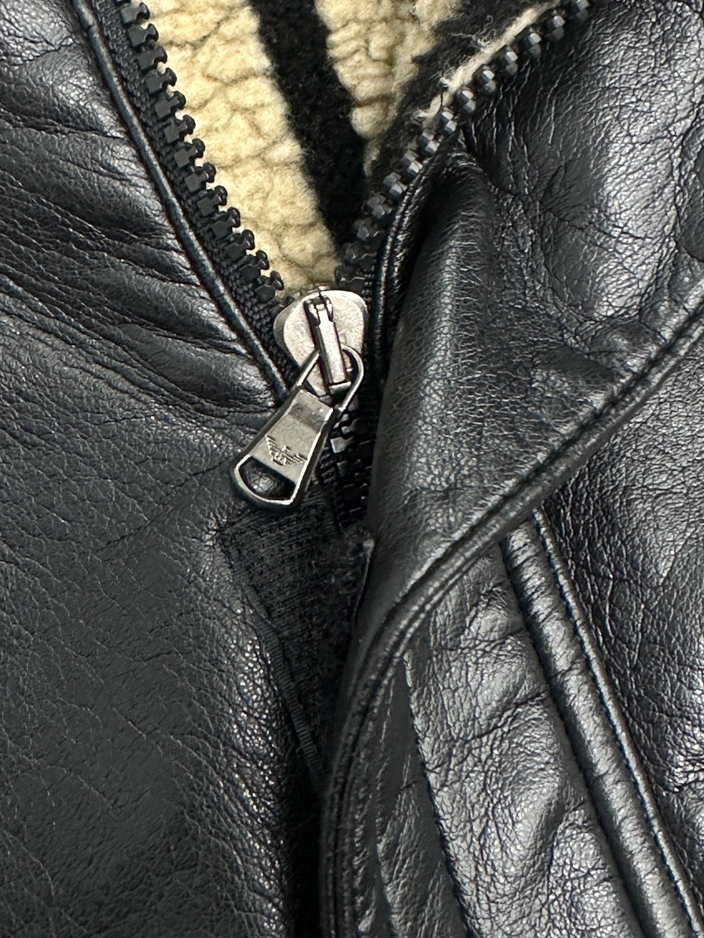 [48] FW2000 Emporio Armani Leather Anorak Jacket