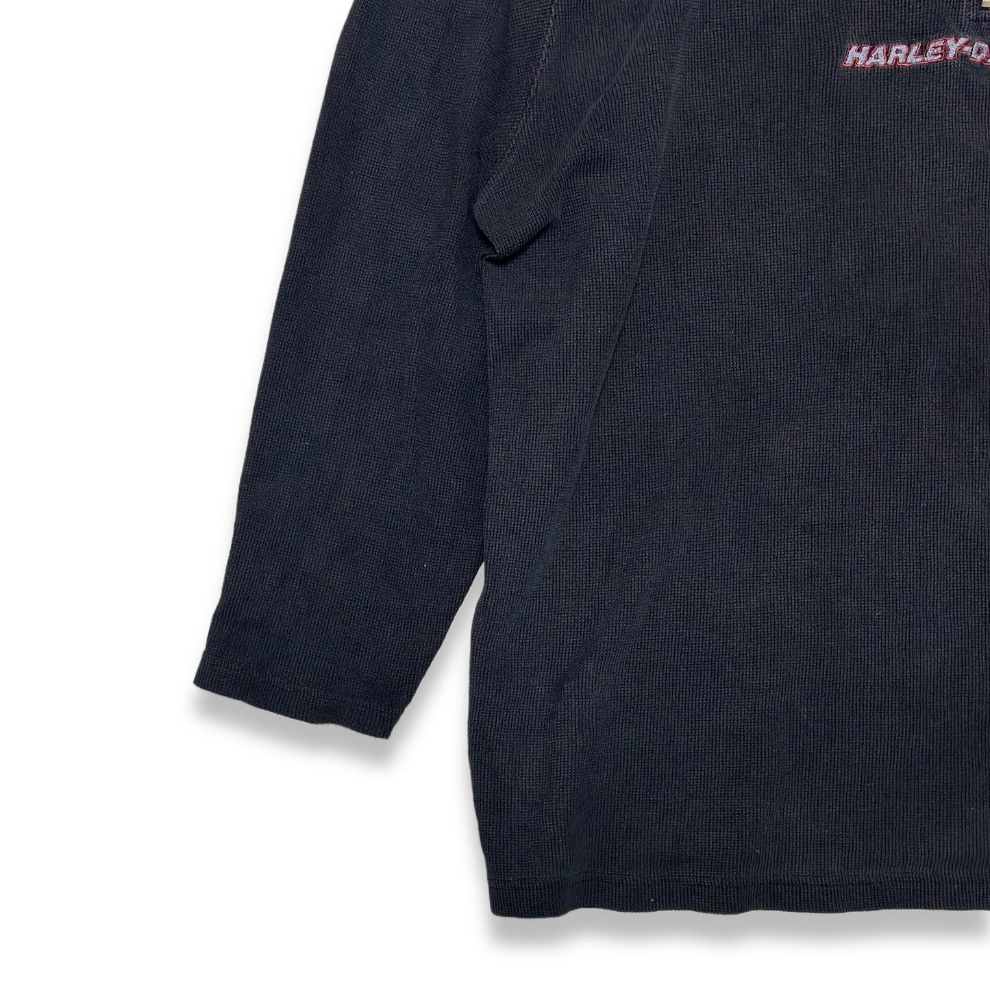 [XXL] Harley Davidson Half Zip-up