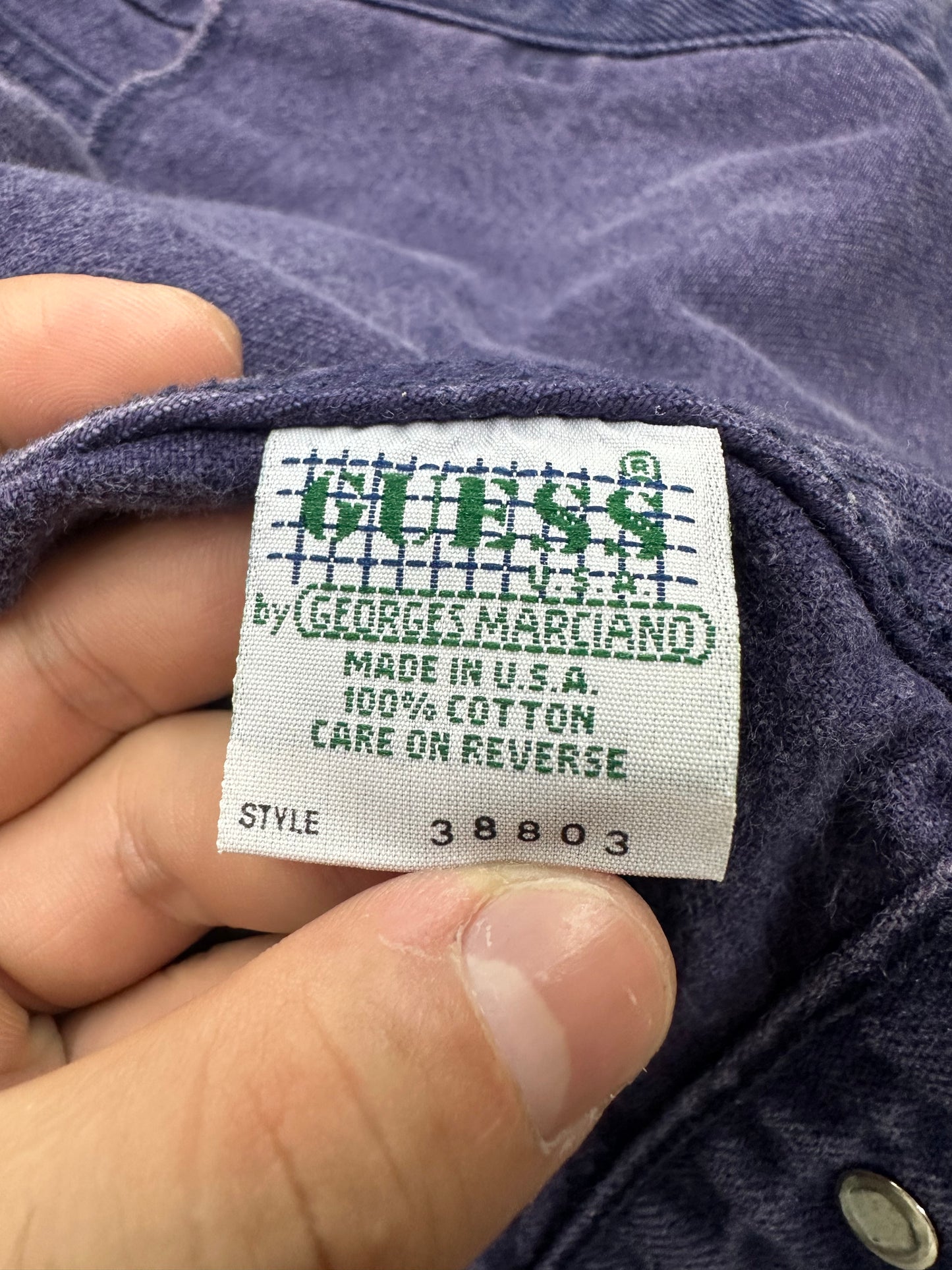 [L] 90s GUESS by Georges Marciano Denim Jacket