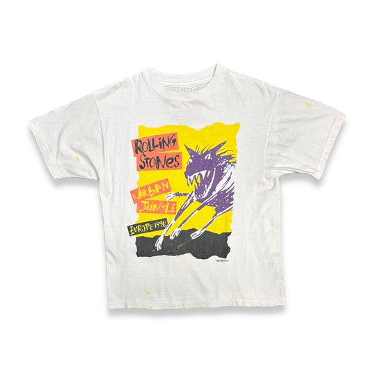 [L] 1990' Rolling Stones Urban Jungle Euro Tour Tee