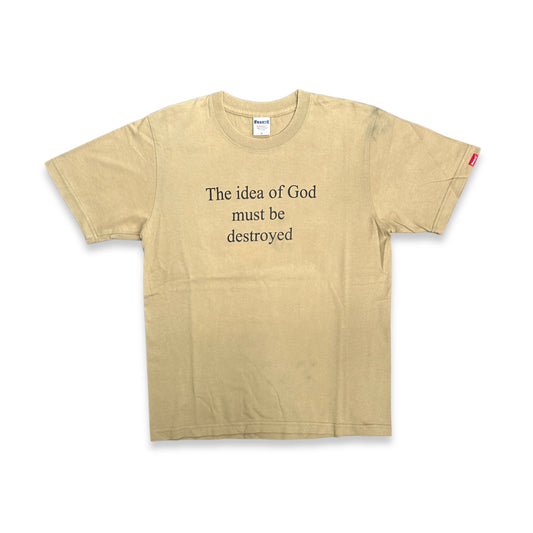 [M] 00s FUCT 'The idea of God must be destroyed' Tee